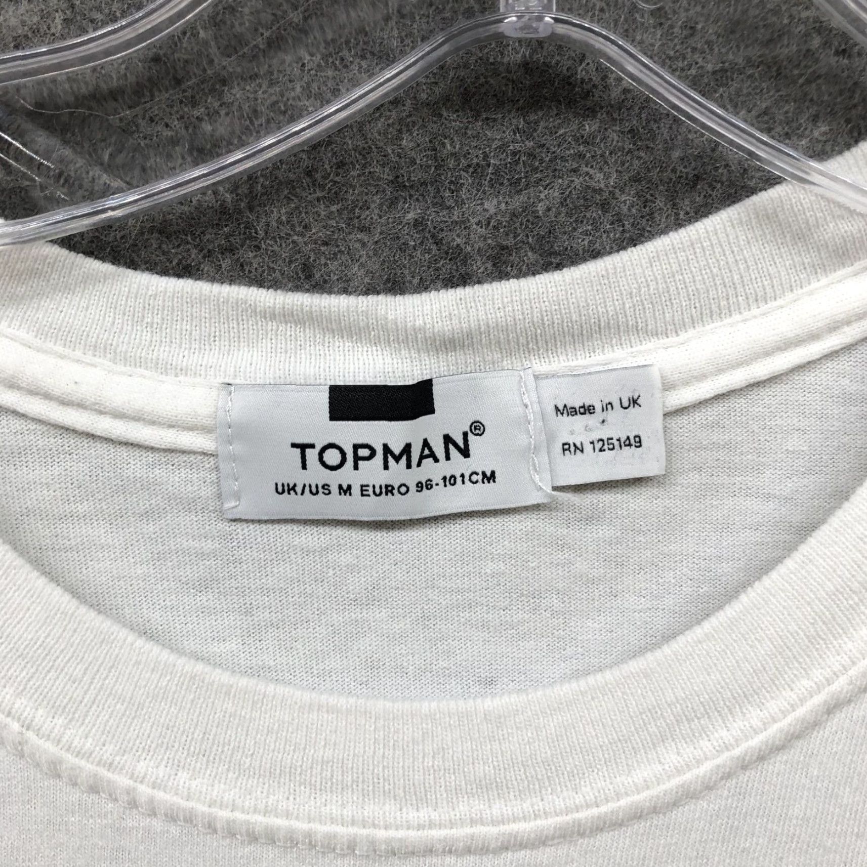 Topman Topman Notorious BIG T Shirt Mens M White Short Sleeve Graphic Retro Hip Hop Size US M / EU 48-50 / 2 - 4 Thumbnail
