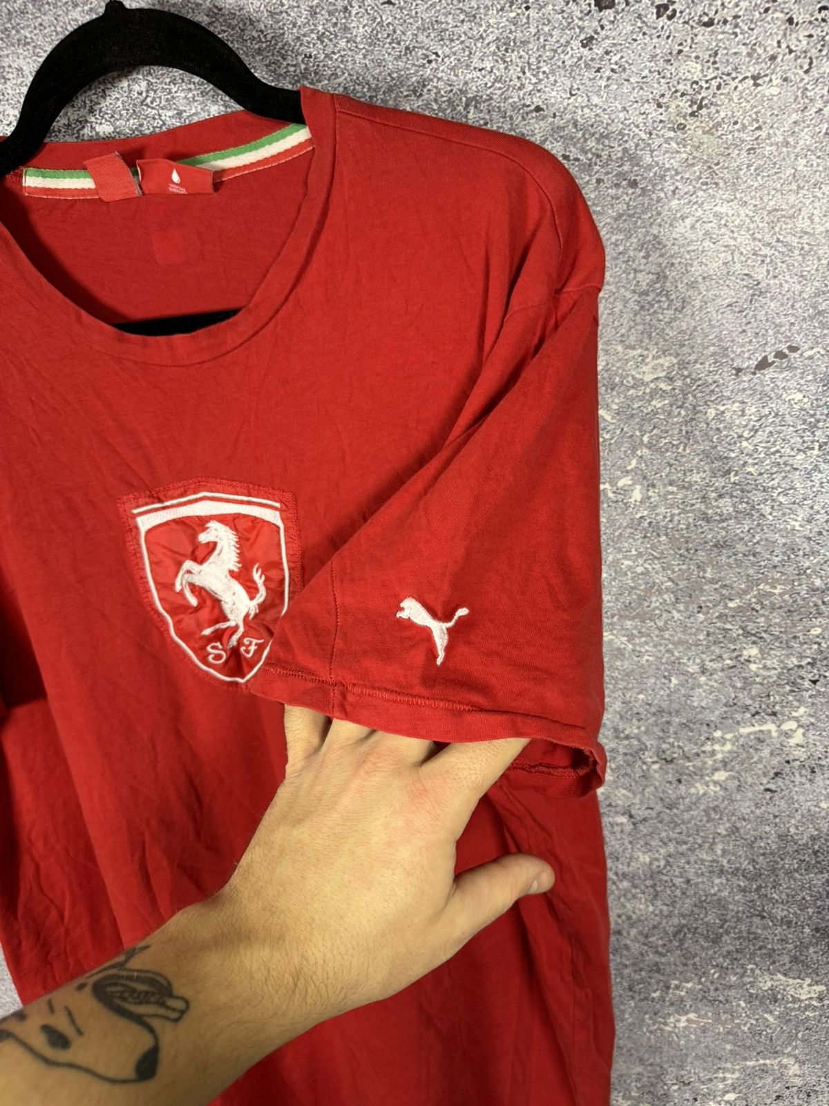 Ferrari × Formula 1 × Puma Vintage Puma Ferrari Basic Logo Red T Shirt Licensed XL sz Size US XL / EU 56 / 4 - 6 Thumbnail