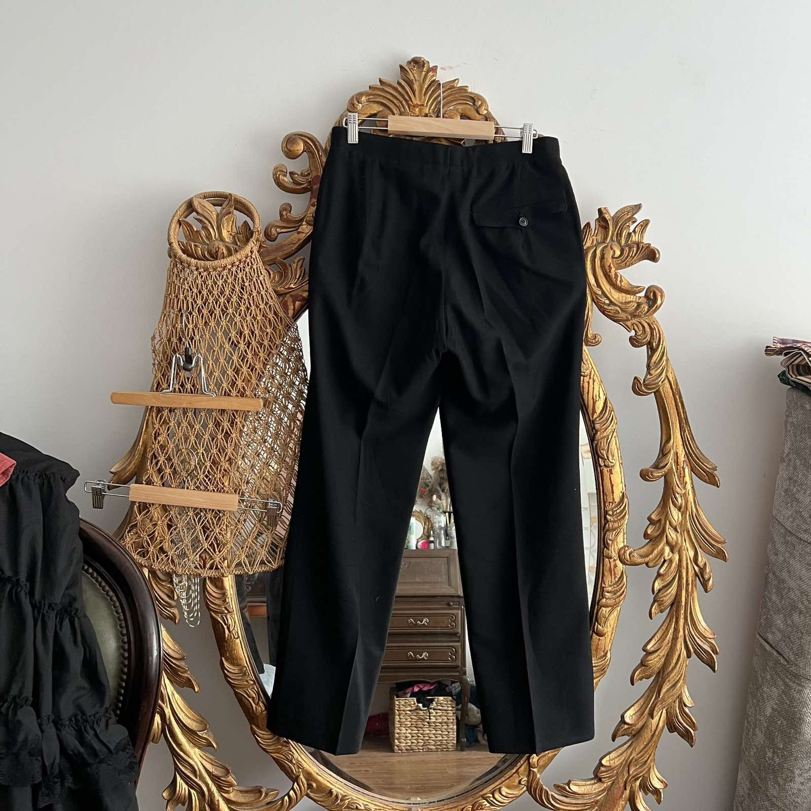 Vintage Antique ≈1940s European Slacks High Waist Trousers Size US 33 - 2 Thumbnail