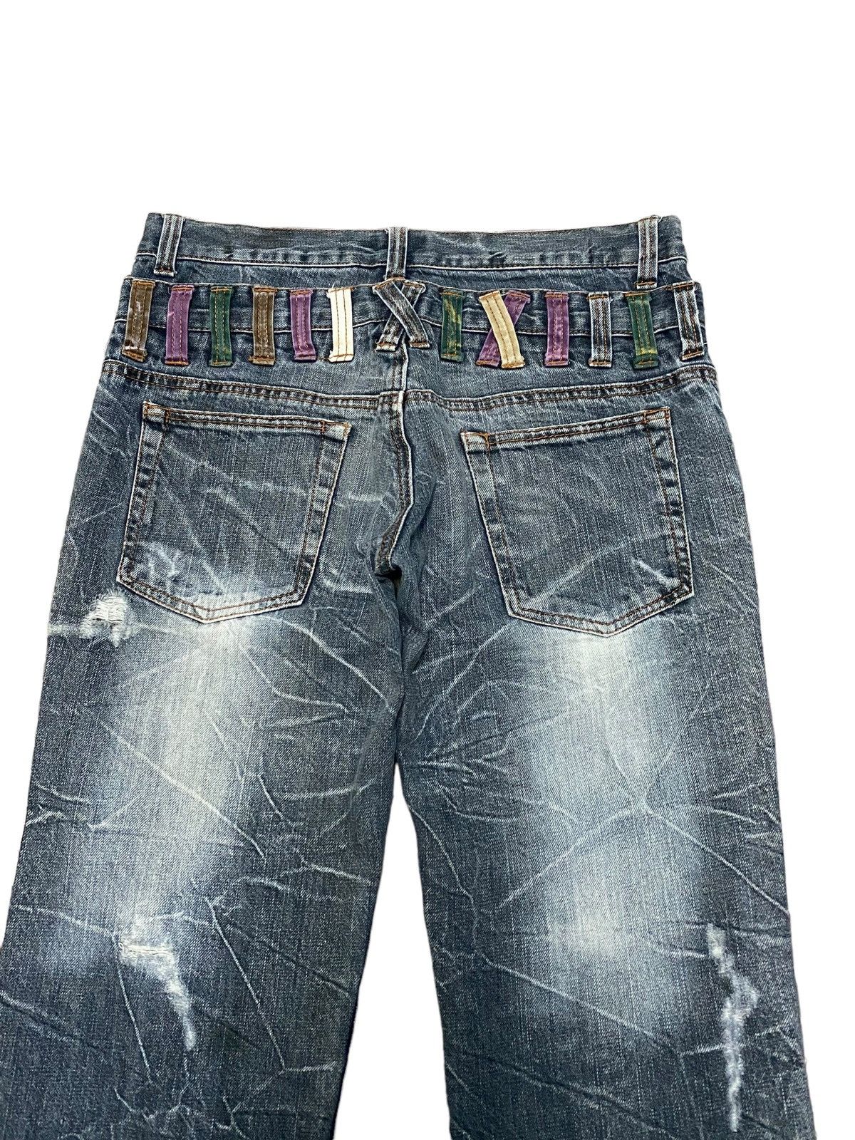 Other Japanese brand X nylaus double waist jeans Size US 32 / EU 48 - 7 Thumbnail