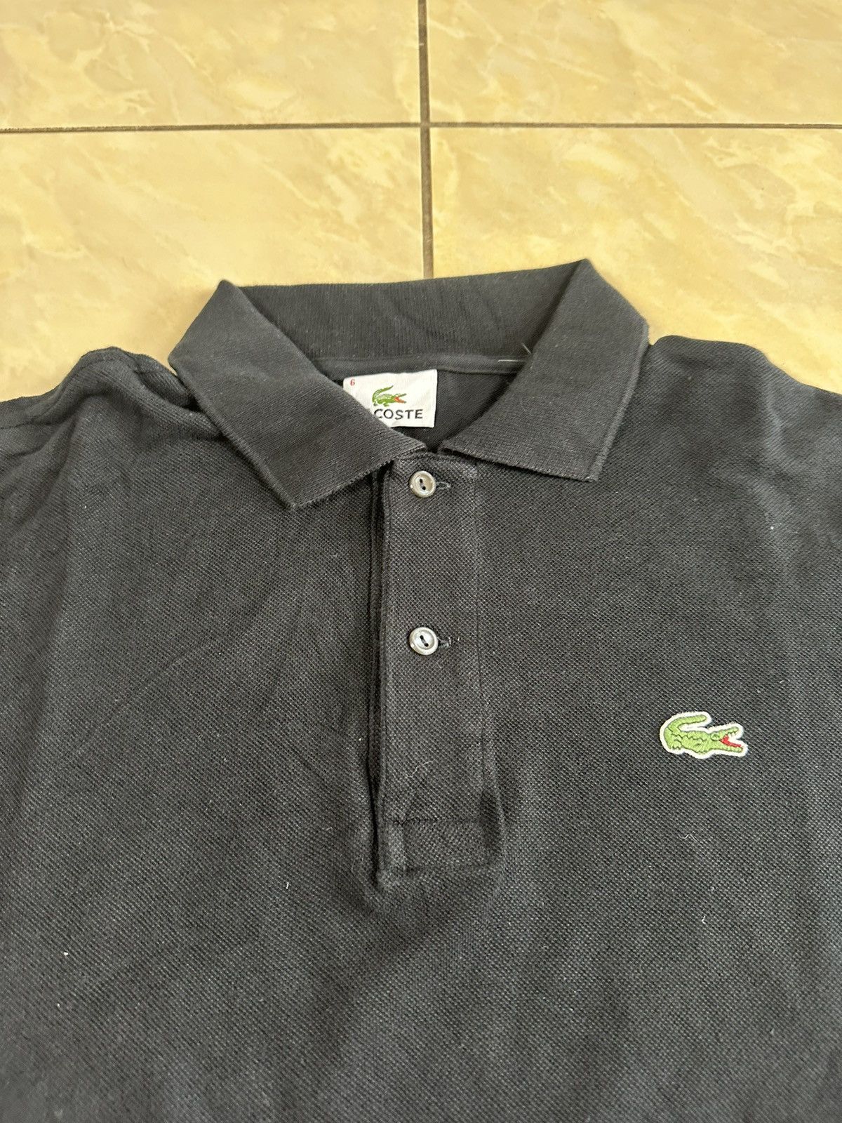 Lacoste Lacoste Polo Shirt Black Size US XL / EU 56 / 4 - 2 Thumbnail