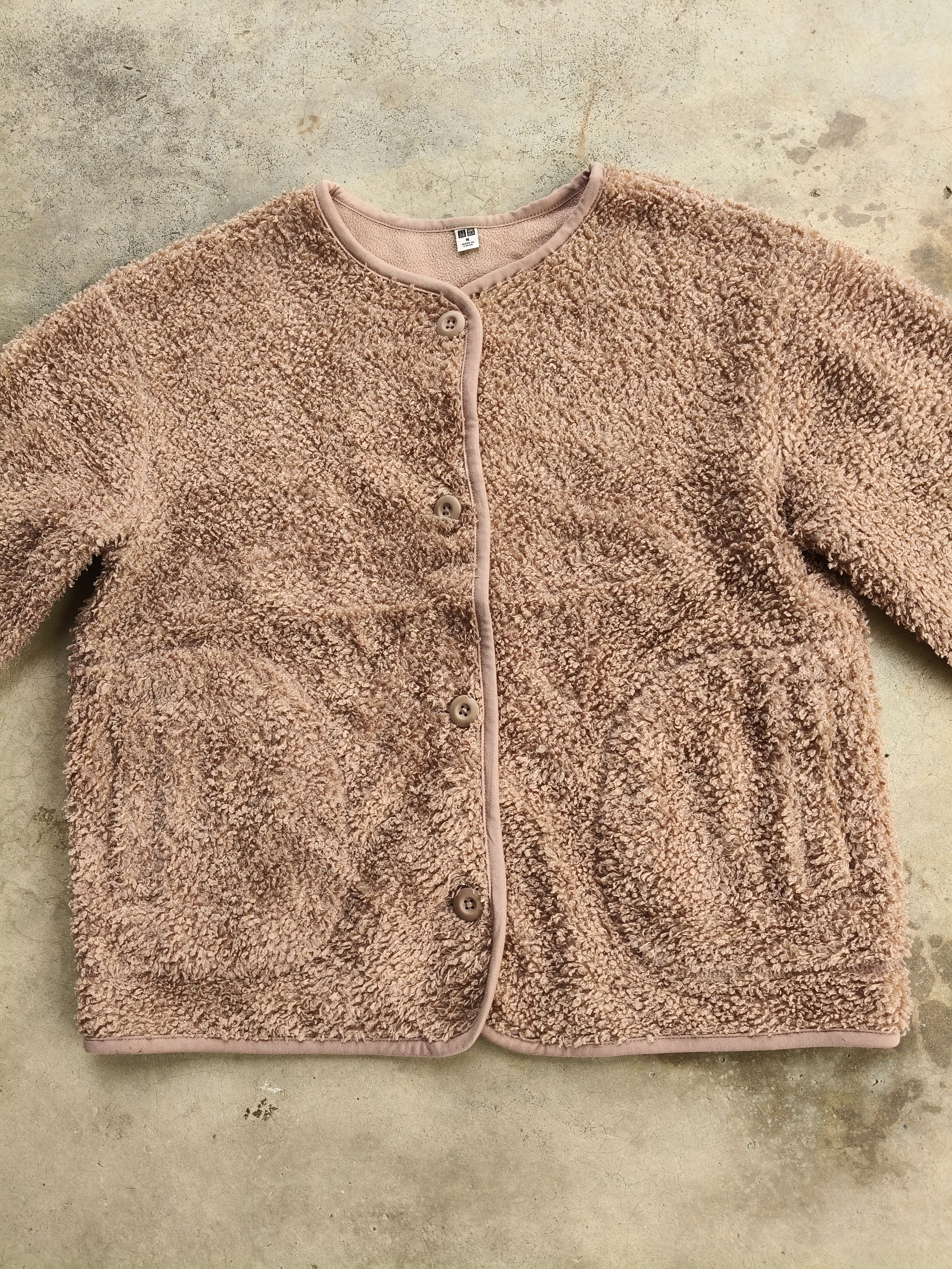 Japanese Brand × Uniqlo Uniqlo fur fleece Cardigan Button Up Size M / US 6-8 / IT 42-44 - 5 Thumbnail