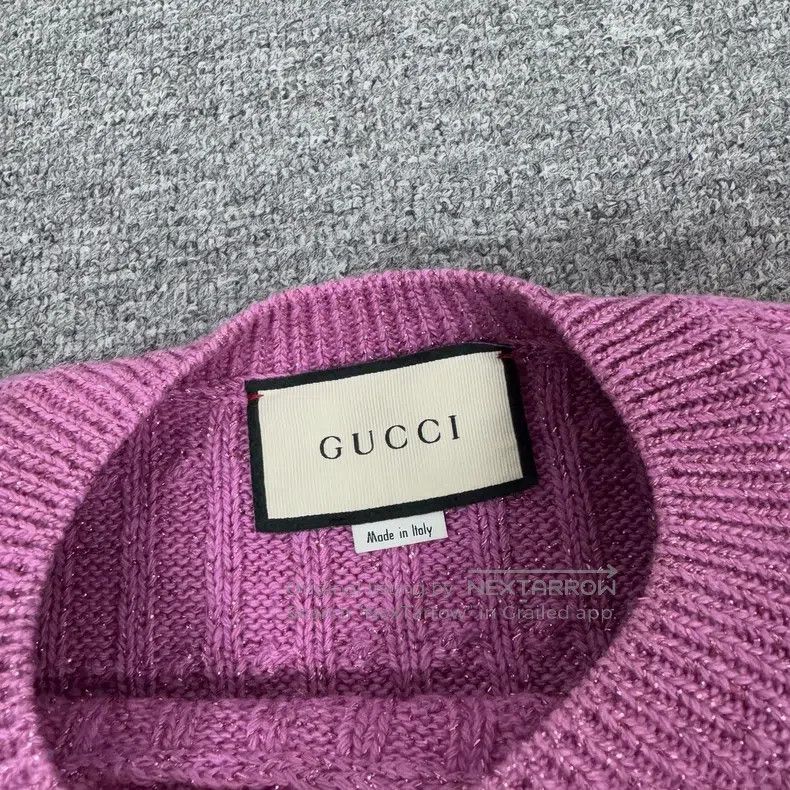 Gucci Gucci Hemp Flower Knitted Sweater Size XXS / US 00 / IT 34 - 5 Thumbnail