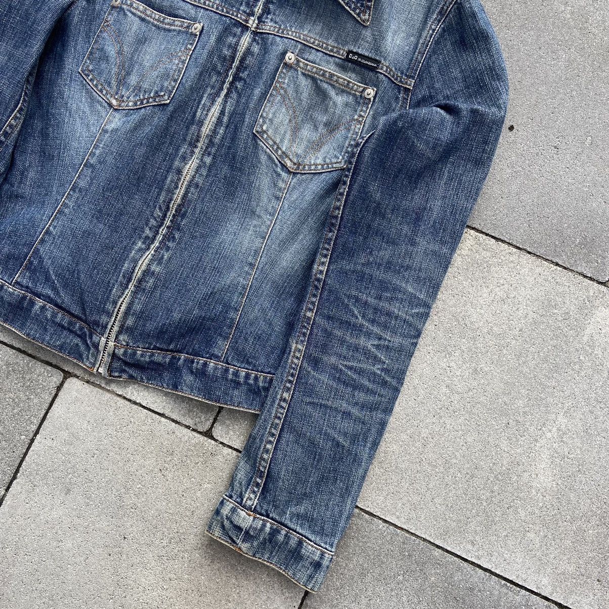 Dolce & Gabbana 📌 Vintage Dolce&Gabanna Y2K Denim Jacket Size M / US 6-8 / IT 42-44 - 8 Thumbnail