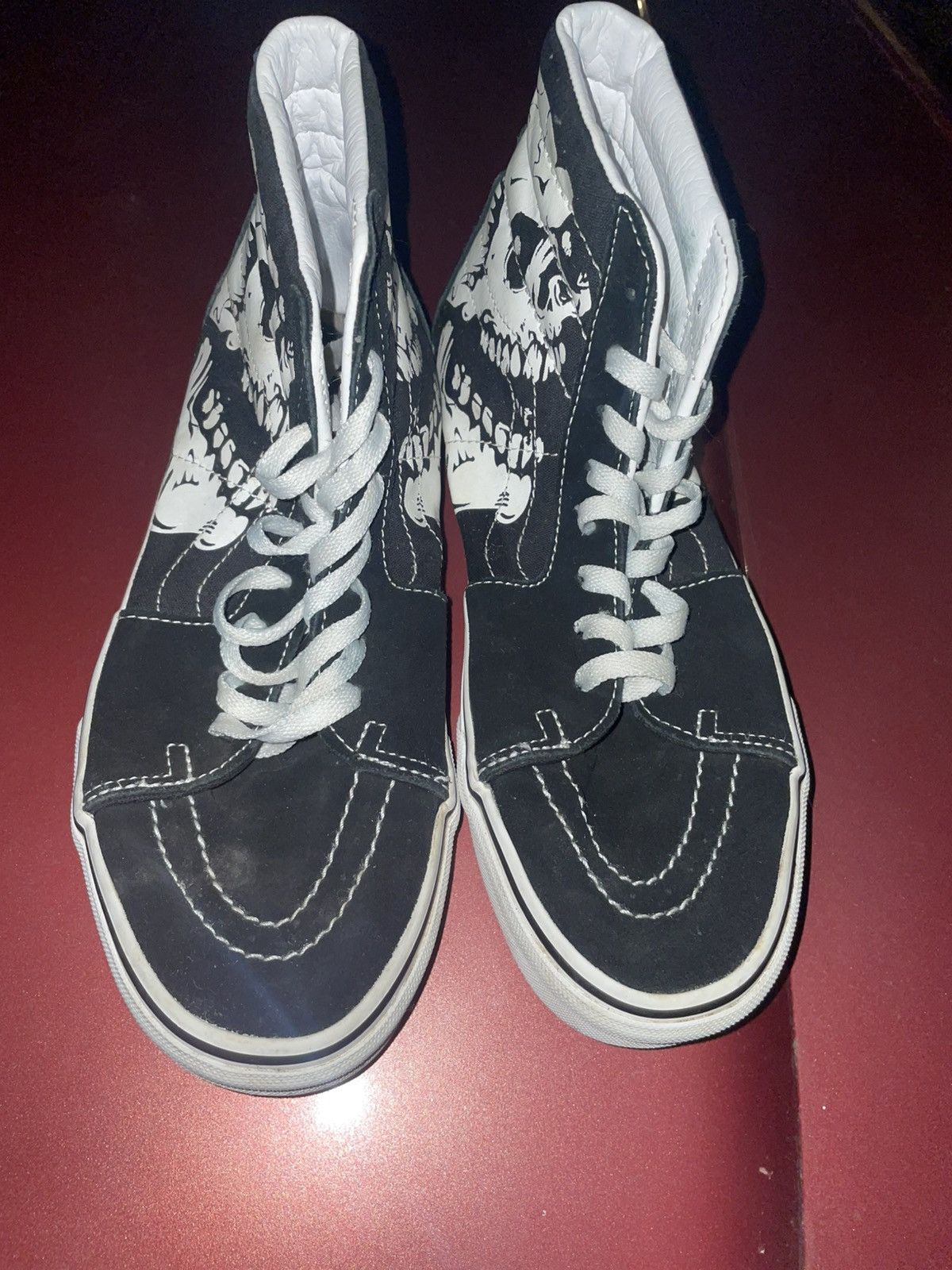 Vans Ski-High Glow in the Dark Skull Vans Size US 8.5 / EU 41-42 - 5 Thumbnail