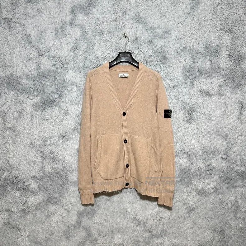 Stone Island Stone Island Wool cardigan coat knitted coat lotus pink M Size US M / EU 48-50 / 2 - 1 Thumbnail