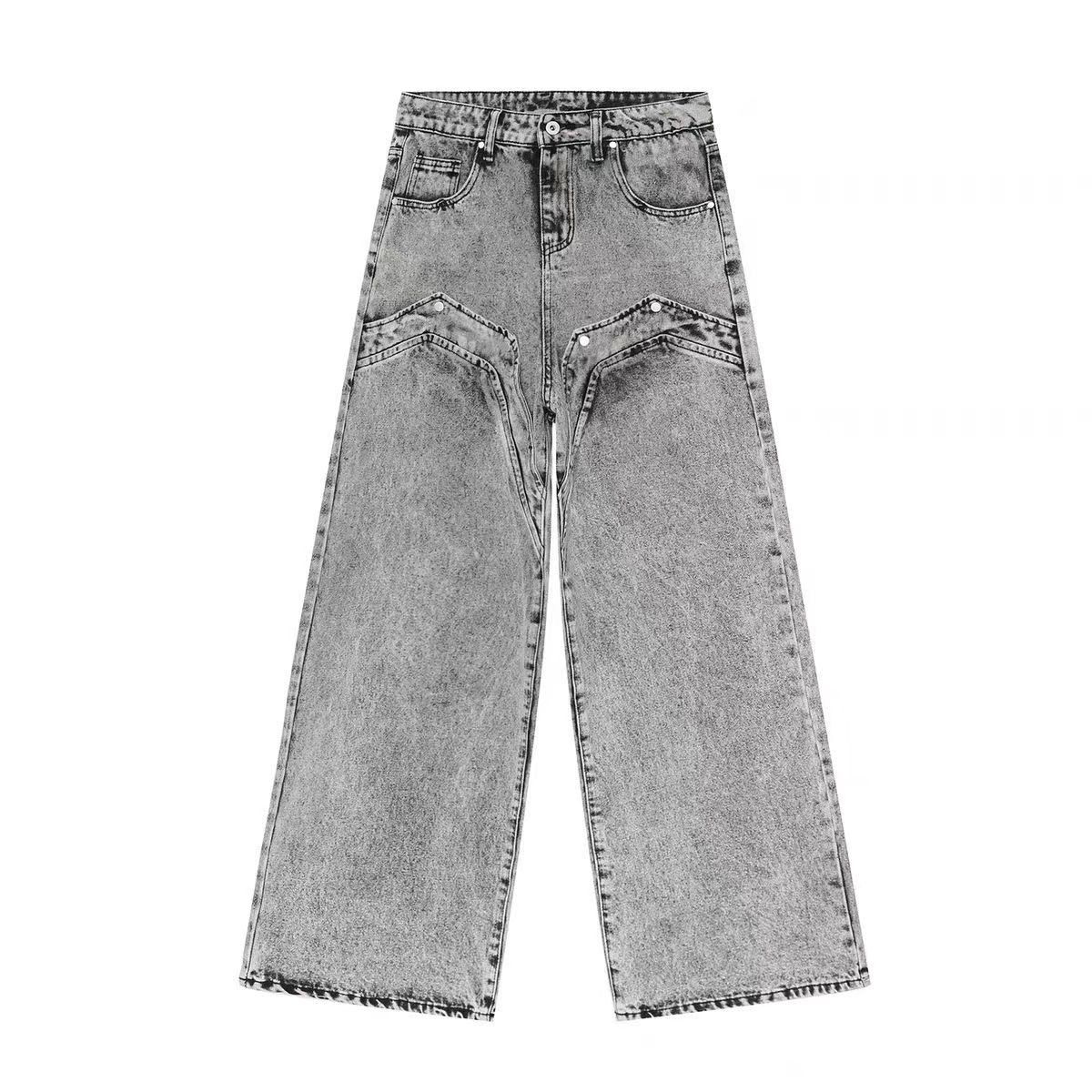 Japanese Brand × Jean Vintage wash baggy micro flare jeans Size US 34 / EU 50 - 3 Thumbnail