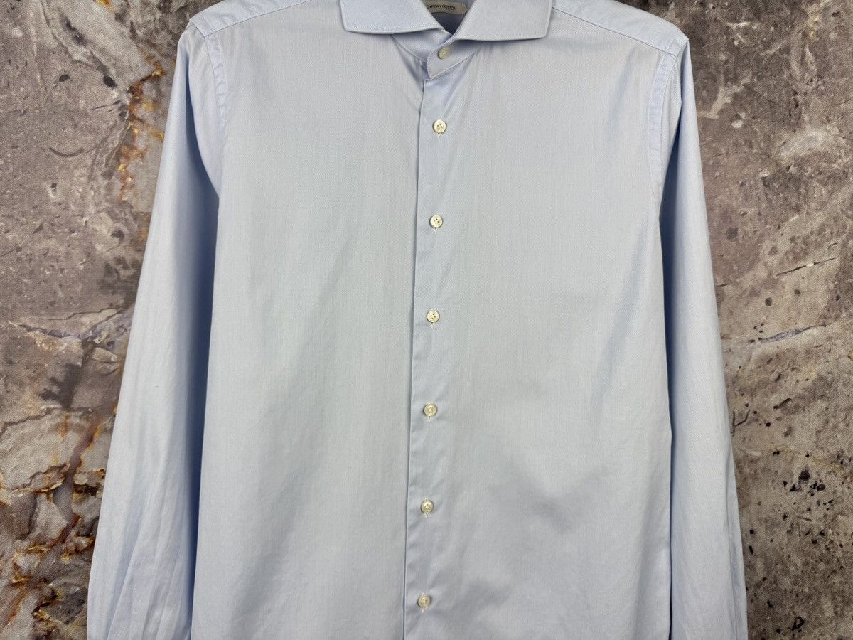 Suitsupply Suitsupply Light Blue Dress Shirt Men Button Up Size US M / EU 48-50 / 2 - 3 Thumbnail