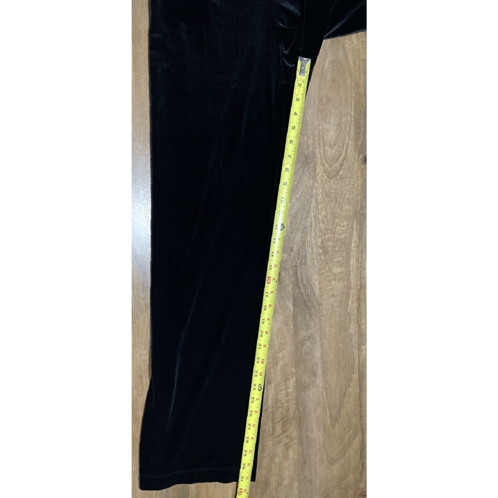 Abercrombie & Fitch Abercrombie & Fitch Black Velvet Wide Leg Jumpsuit Womens M Sleeveless Bow Size 32" / US 10 / IT 46 - 7 Thumbnail