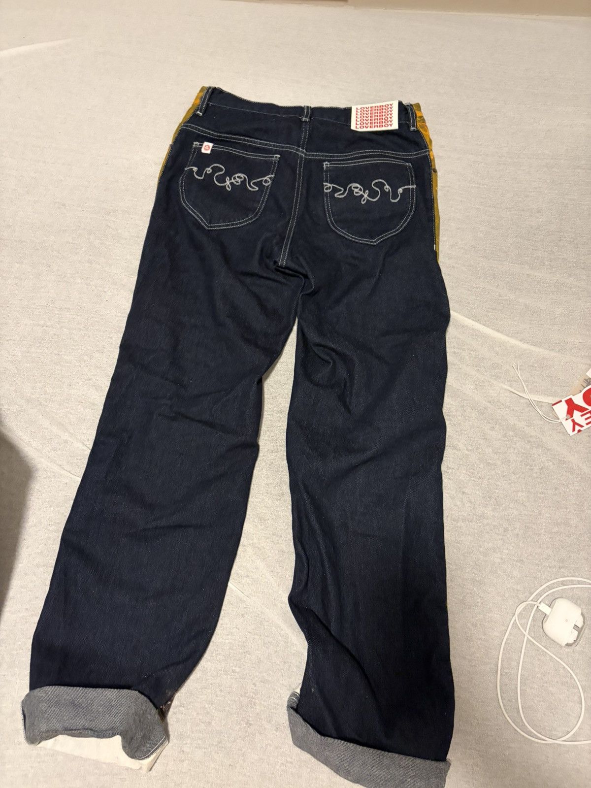 Charles Jeffrey LOVERBOY Charles jeffrey Loverboy exclusive painted art jeans Size US 30 / EU 46 - 10 Thumbnail