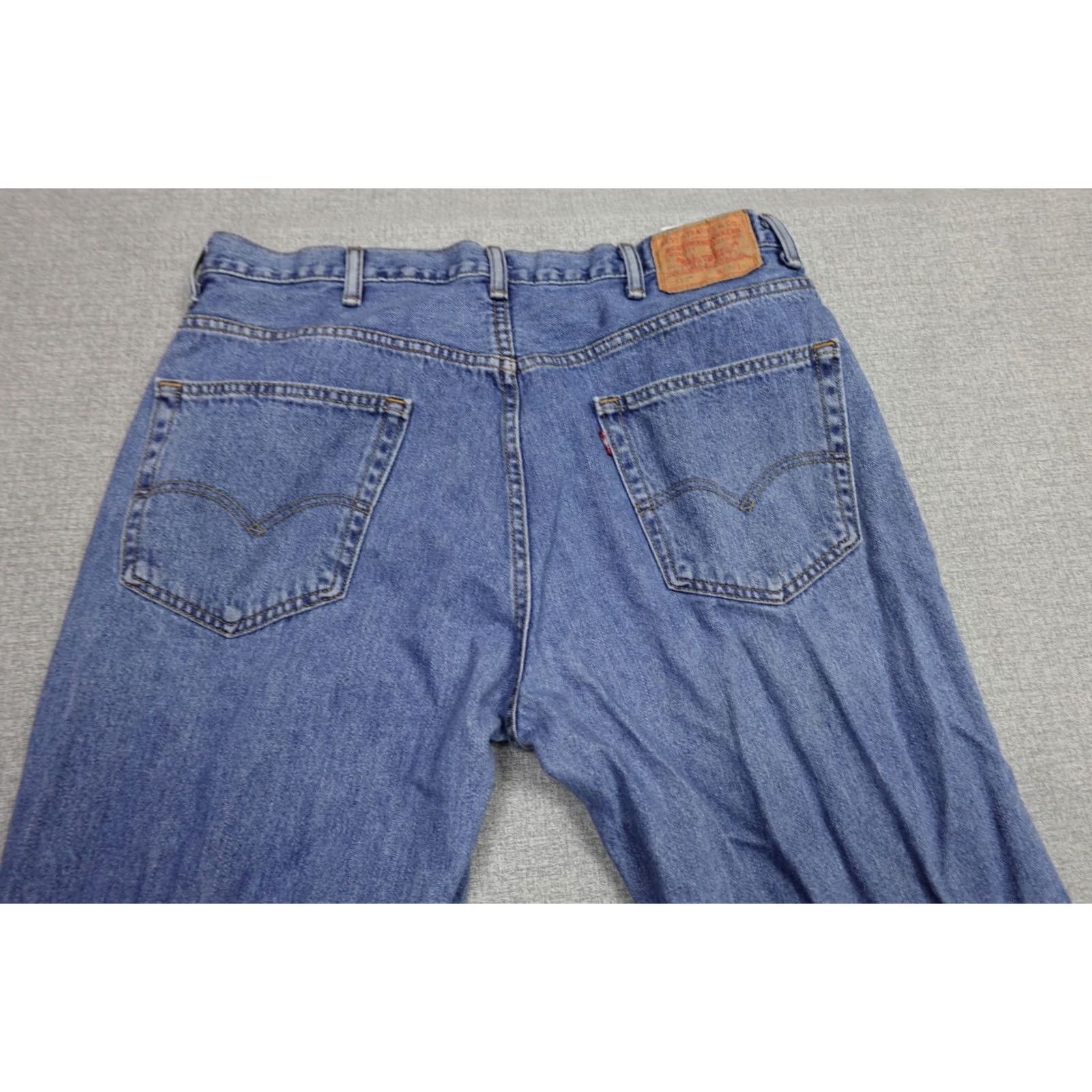 Levi's Levi's 550 Jeans Mens 38x32 Blue Relaxed Fit Light Wash Western Cowboy Rancher Jeans Size US 38 / EU 54 - 5 Thumbnail