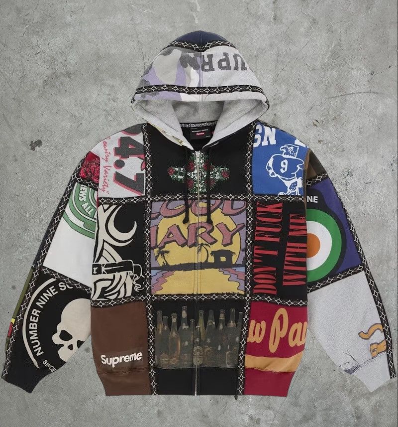 Supreme Supreme x N(N) Patch Work Hoodie Size US XL / EU 56 / 4 - 1 Thumbnail