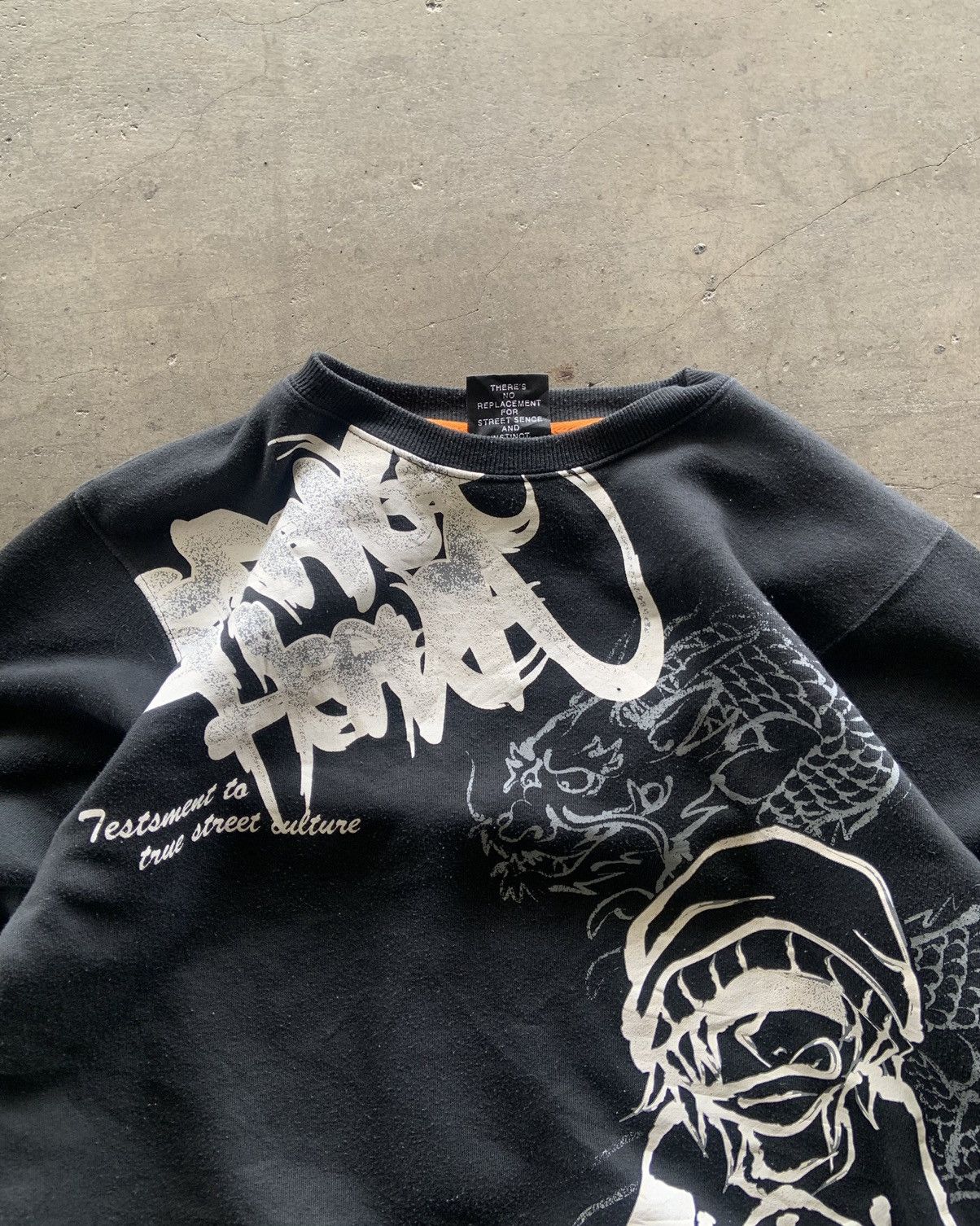 Japanese Brand 2000s Strange Heaven Jnco Joker Style Dragon Rap Crewneck Size US M / EU 48-50 / 2 - 2 Thumbnail