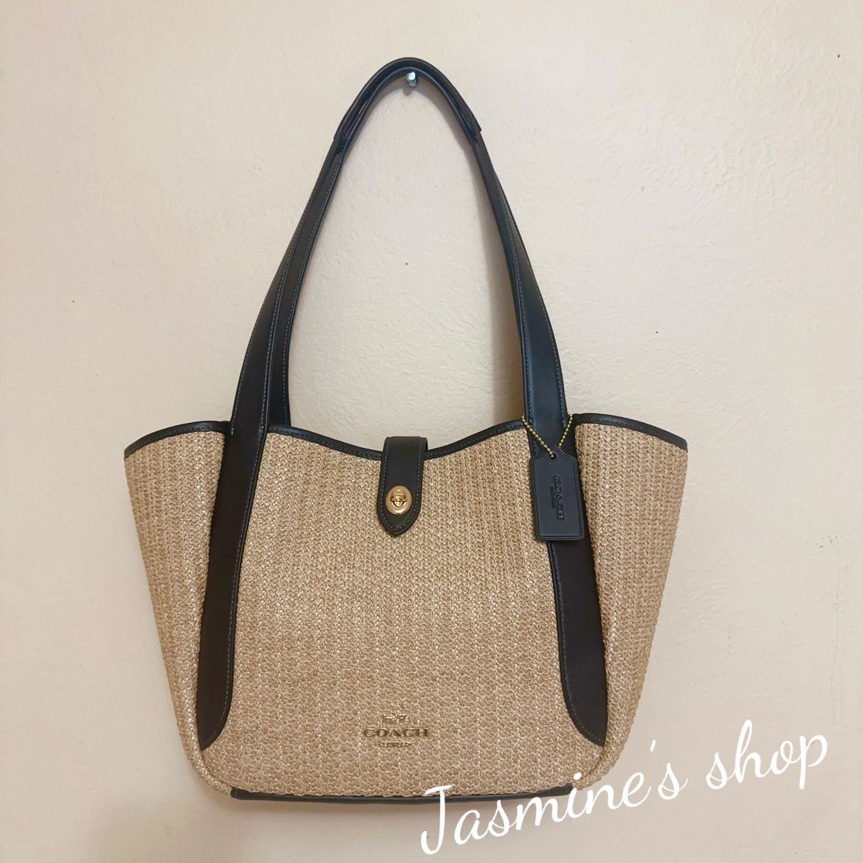 Coach NWT Coach Hadley Turnlock Tote Bag CAL87 Size ONE SIZE - 4 Thumbnail