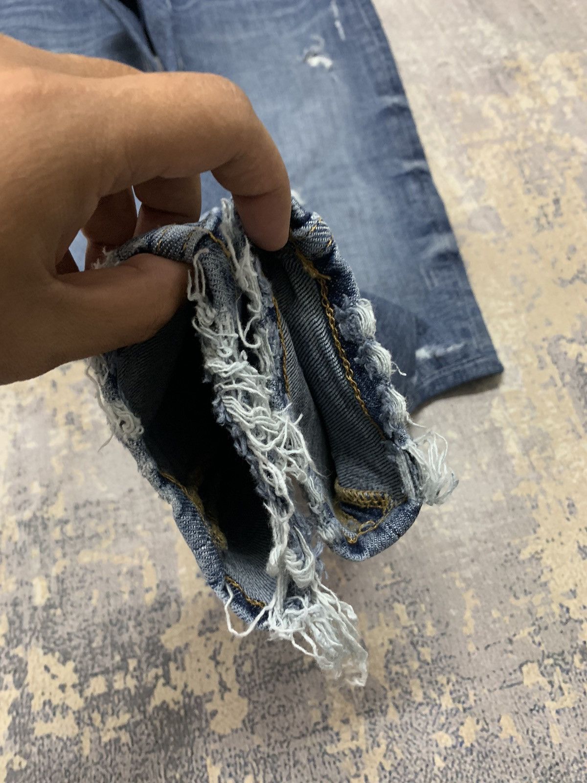 Designer × Jean × Zara Zara Thrasher Skinny-Fit Distressed Jeans 34x30 Size US 34 / EU 50 - 9 Thumbnail