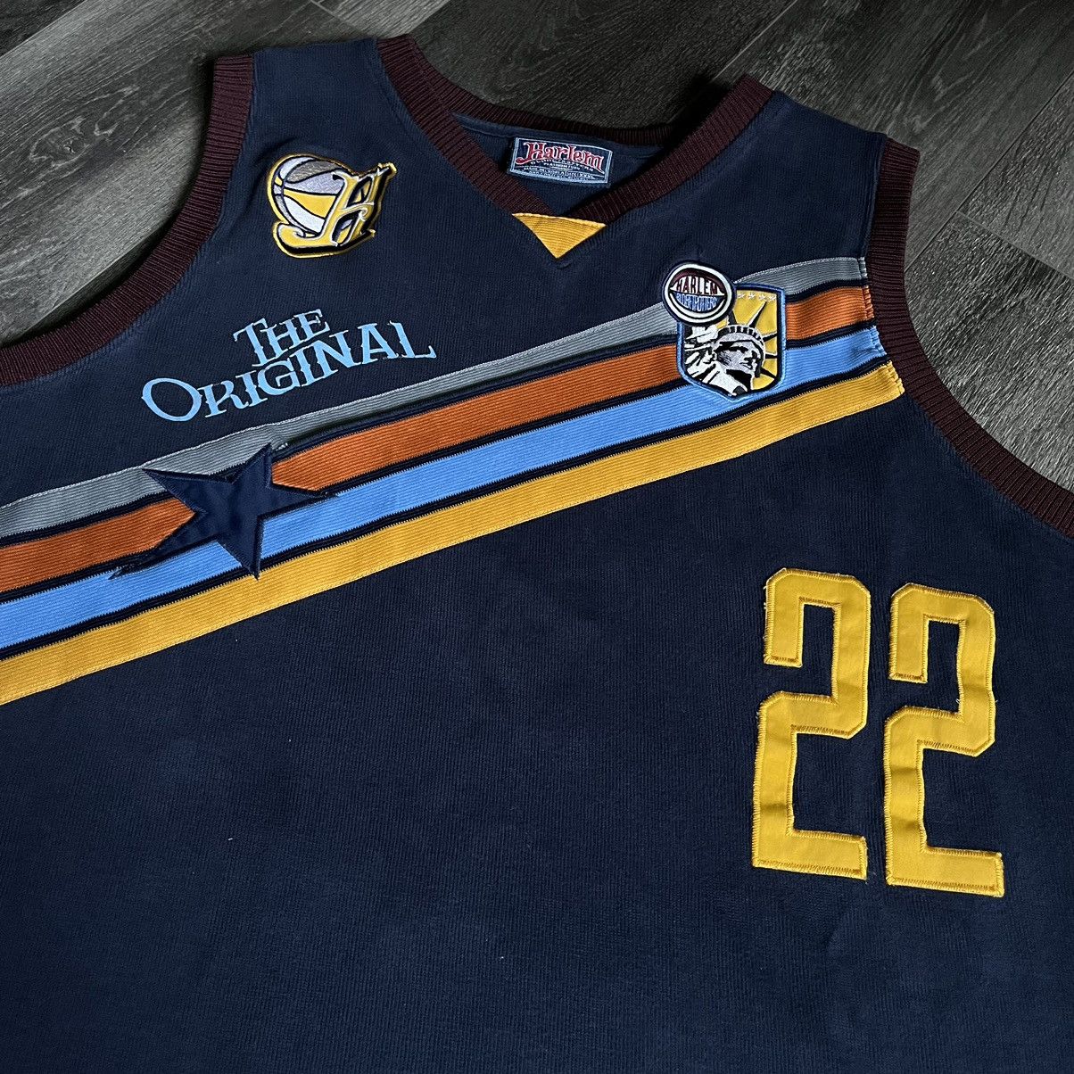Fubu Vintage 1990s Fubu Harlem Globetrotters Curly Limited Jersey Size US XXL / EU 58 / 5 - 3 Thumbnail