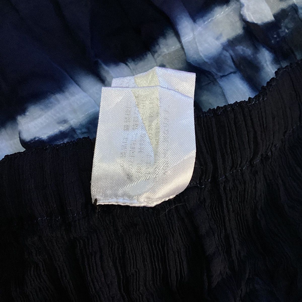 Issey Miyake × Pleats Please Issey Miyake ISSEY MIYAKE me Tie-dye Skirt Blue Navy Size 33" - 11 Thumbnail