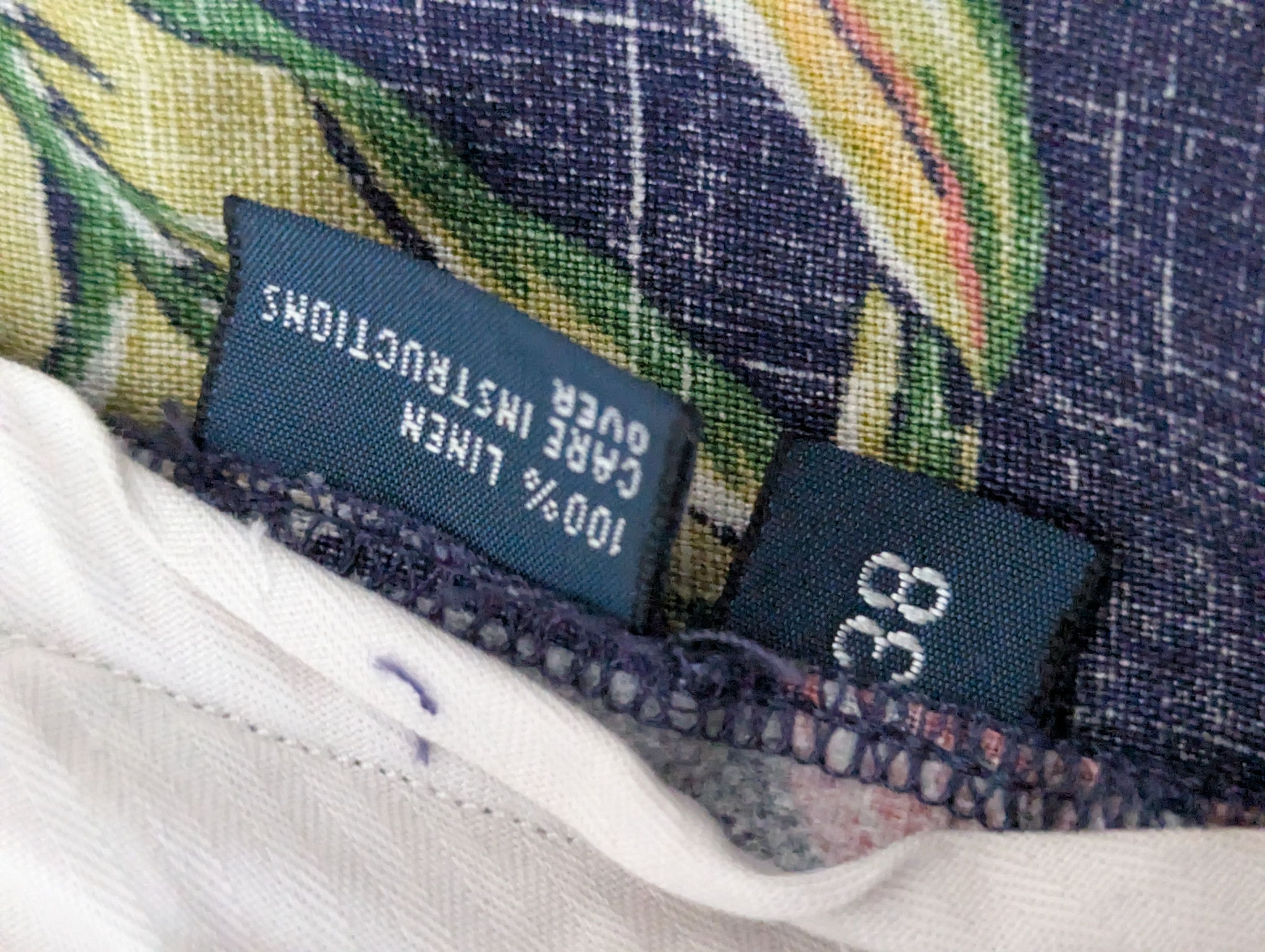 Polo Ralph Lauren Vintage floral Linen Shorts pant Size US 38 / EU 54 - 2 Thumbnail