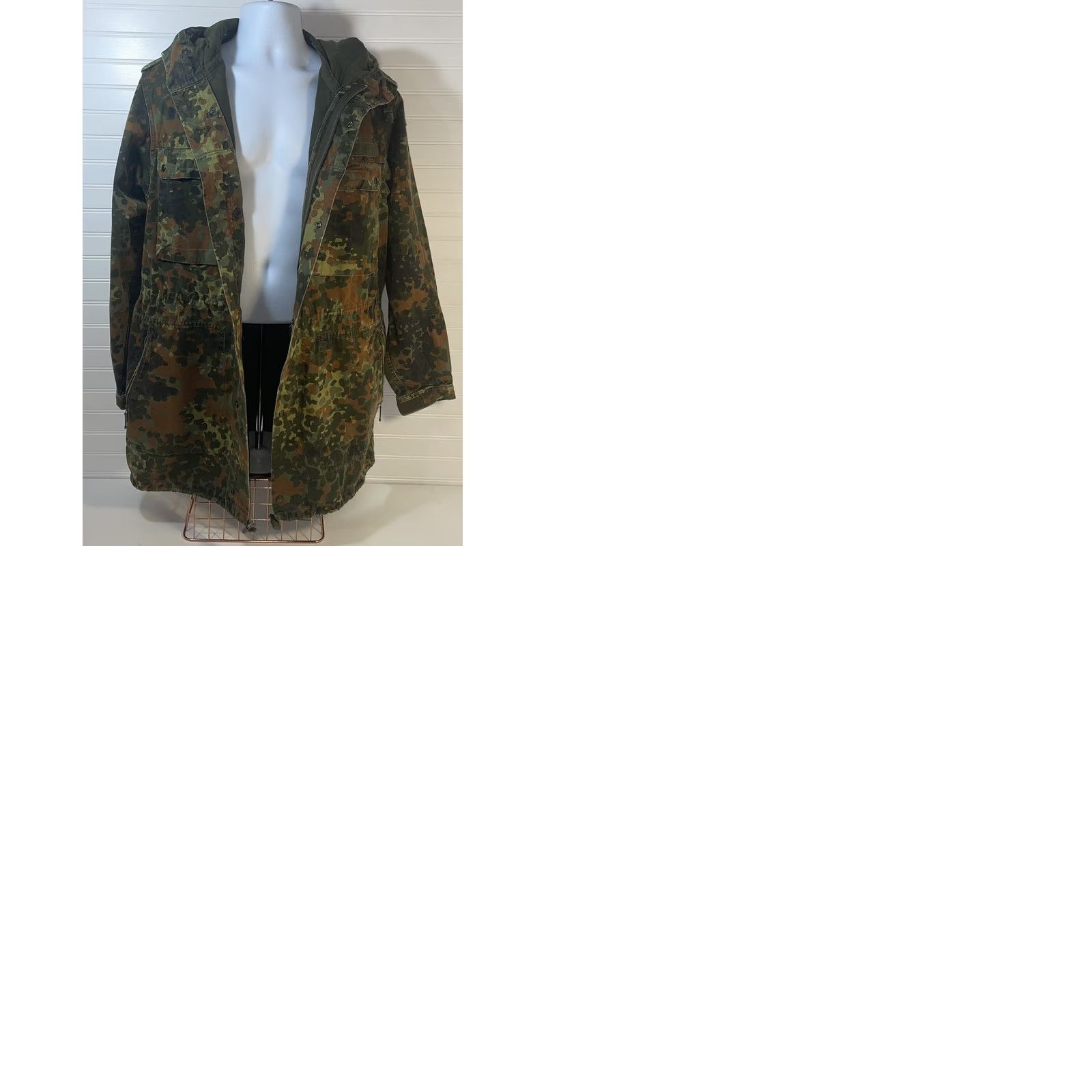 GmbH VINTAGE Kohler GMBH German Army Jacket Men Large Flecktarn Camo Military Combat Jacket Size US L / EU 52-54 / 3 - 12 Thumbnail