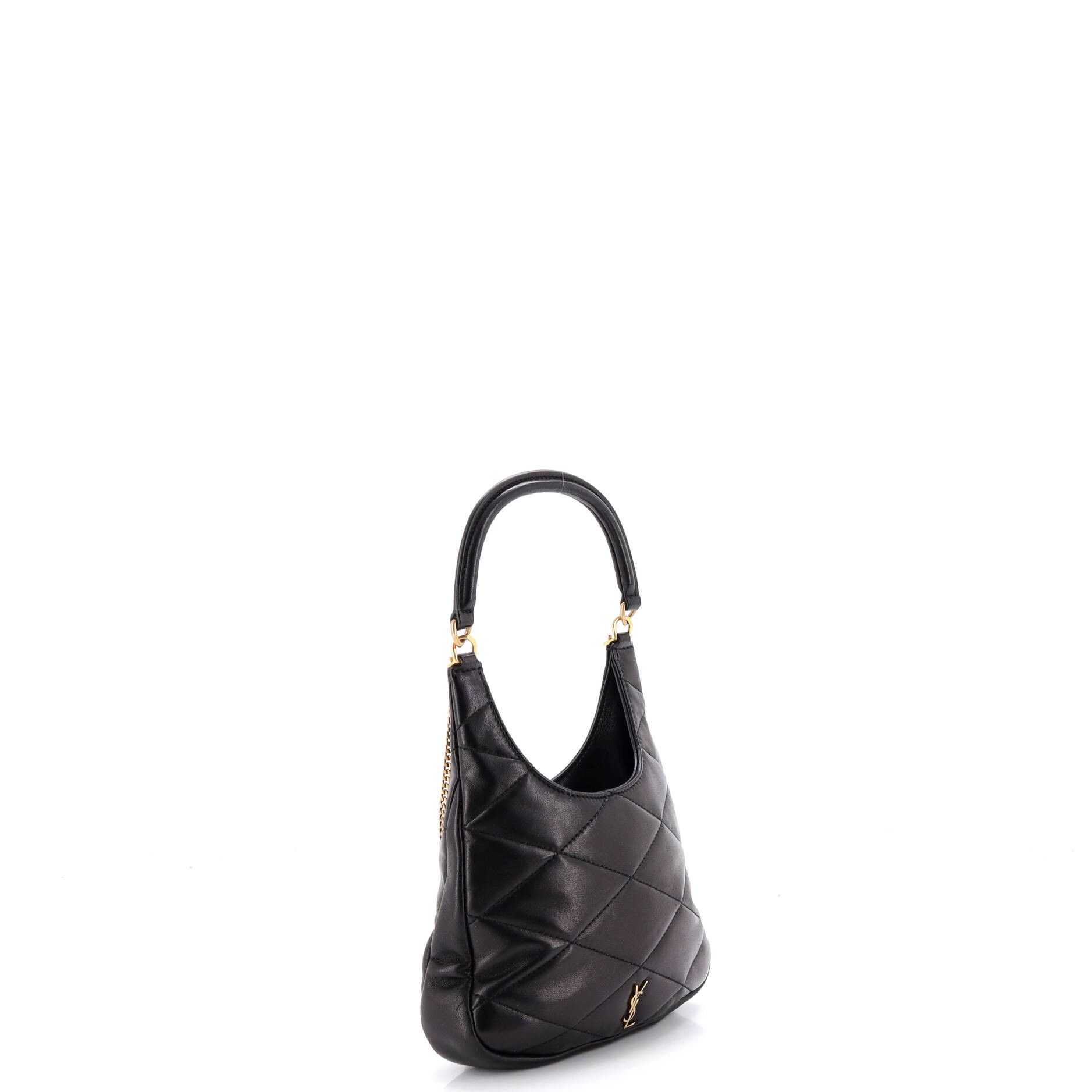 Saint Laurent Paris Sade Hobo Bag Quilted Leather Size ONE SIZE - 1 Thumbnail