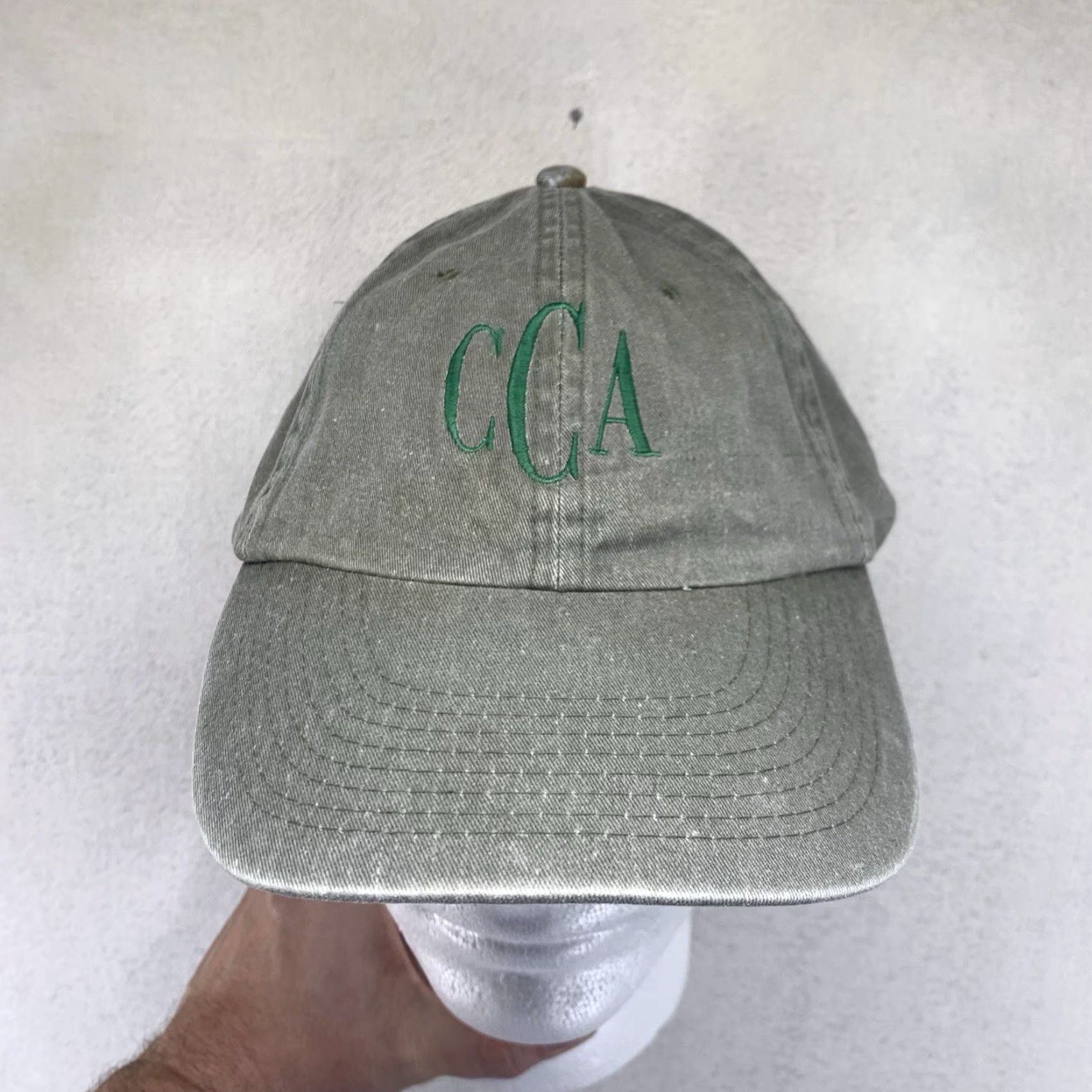 Vintage Vintage Men's CCA Texas Wildlife Canvas Baseball Hat - Adjustable Strapback, Outdoor Travel, Green Size ONE SIZE - 2 Thumbnail