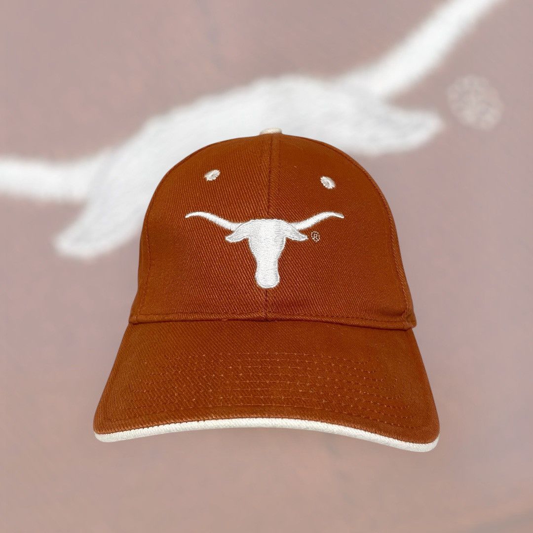 Other Texas Longhorns Horns Signatures Orange White Strapback Hat Size ONE SIZE - 1 Thumbnail