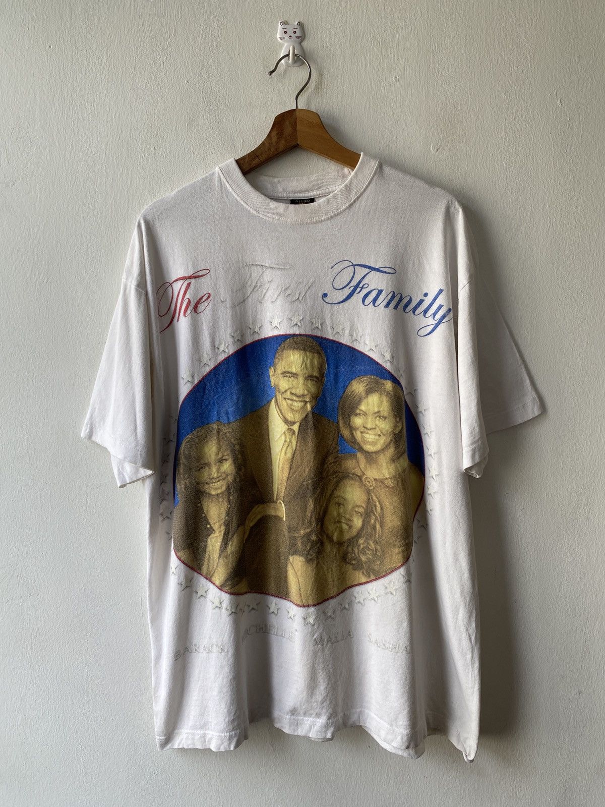 President's × Rap Tees × Vintage 2000s Barack Obama The First Family Photo Print Tee Size US XXL / EU 58 / 5 - 3 Thumbnail