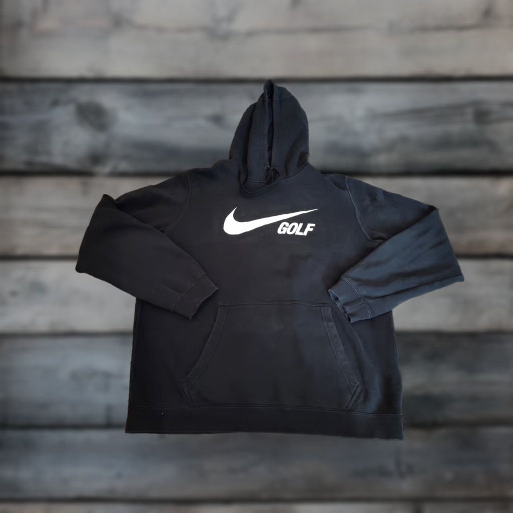 Nike Golf Hoodie Mens Medium Black PGA Tour Championship Logo
