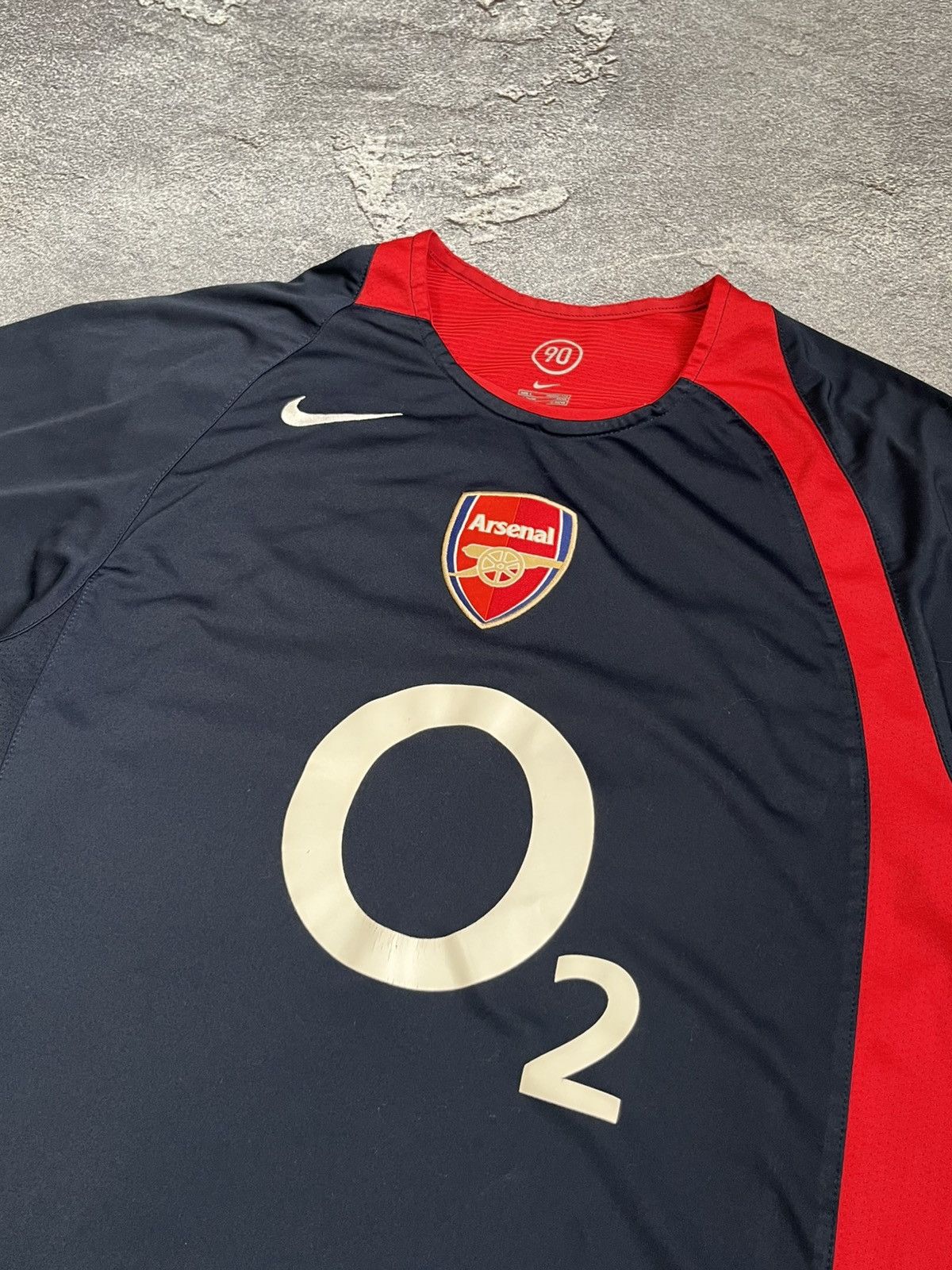 Nike Vintage 2004-2005 Nike Total 90 Arsenal Jersey Shirt Size US S / EU 44-46 / 1 - 2 Thumbnail