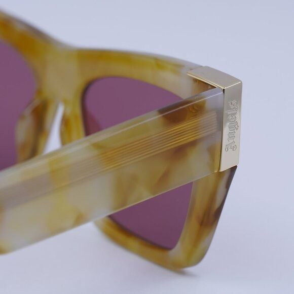 Palm Angels Palm Angels PERI099 HOLLYWOOD 1925 Sunglasses Havana Cat Eye Size ONE SIZE - 10 Thumbnail