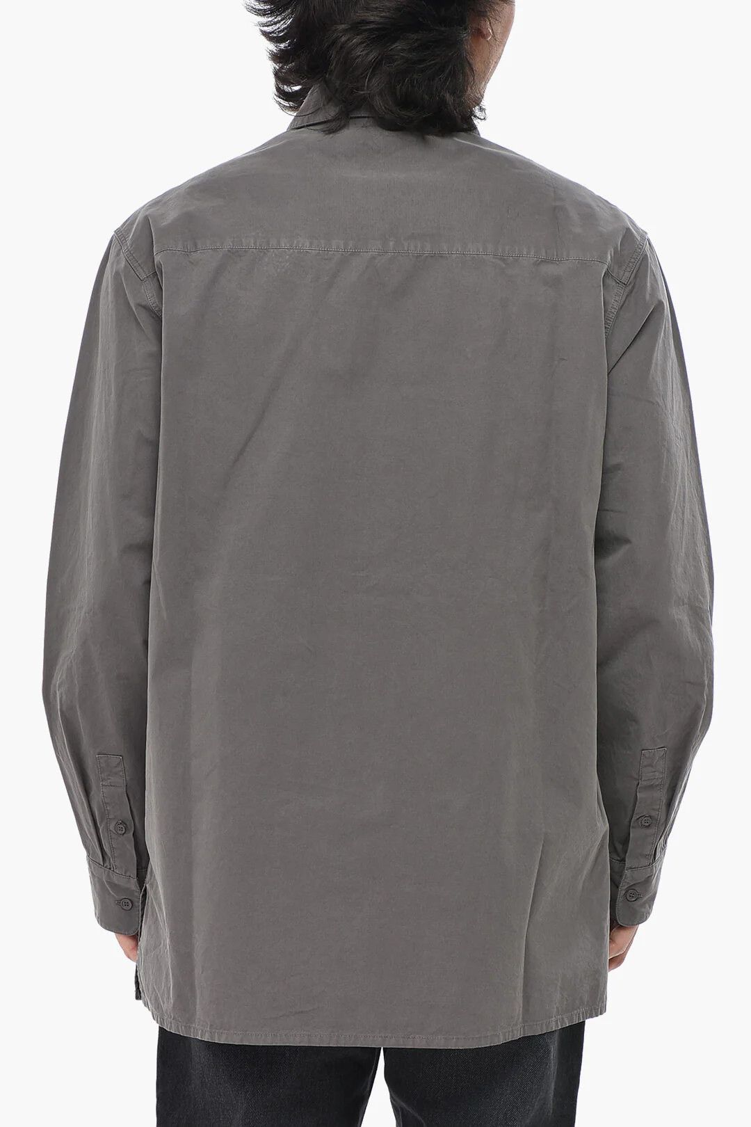 Off-White og1mm0526 Cotton Shirt in Gray Size US L / EU 52-54 / 3 - 2 Thumbnail