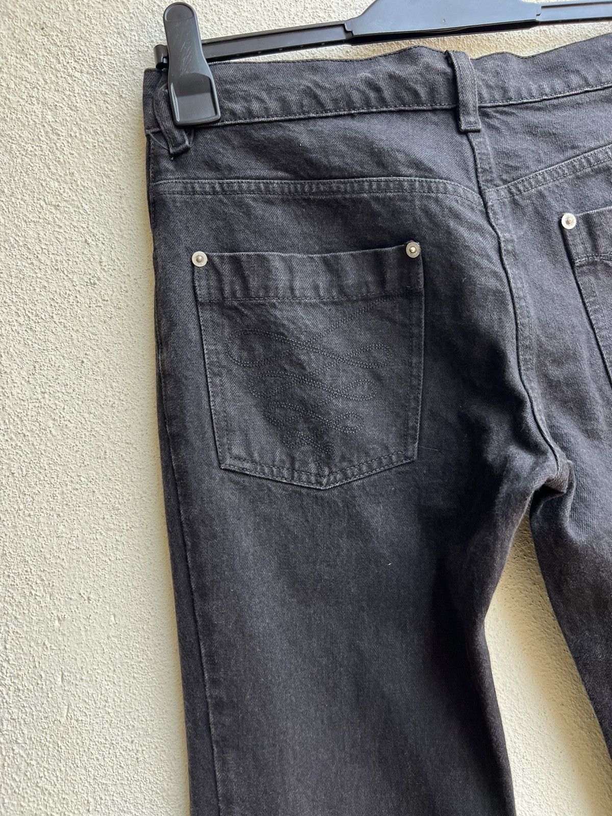 Viktor & Rolf VIKTOR & ROLF Made in Italy Black Denim Jeans Size US 30 / EU 46 - 13 Thumbnail