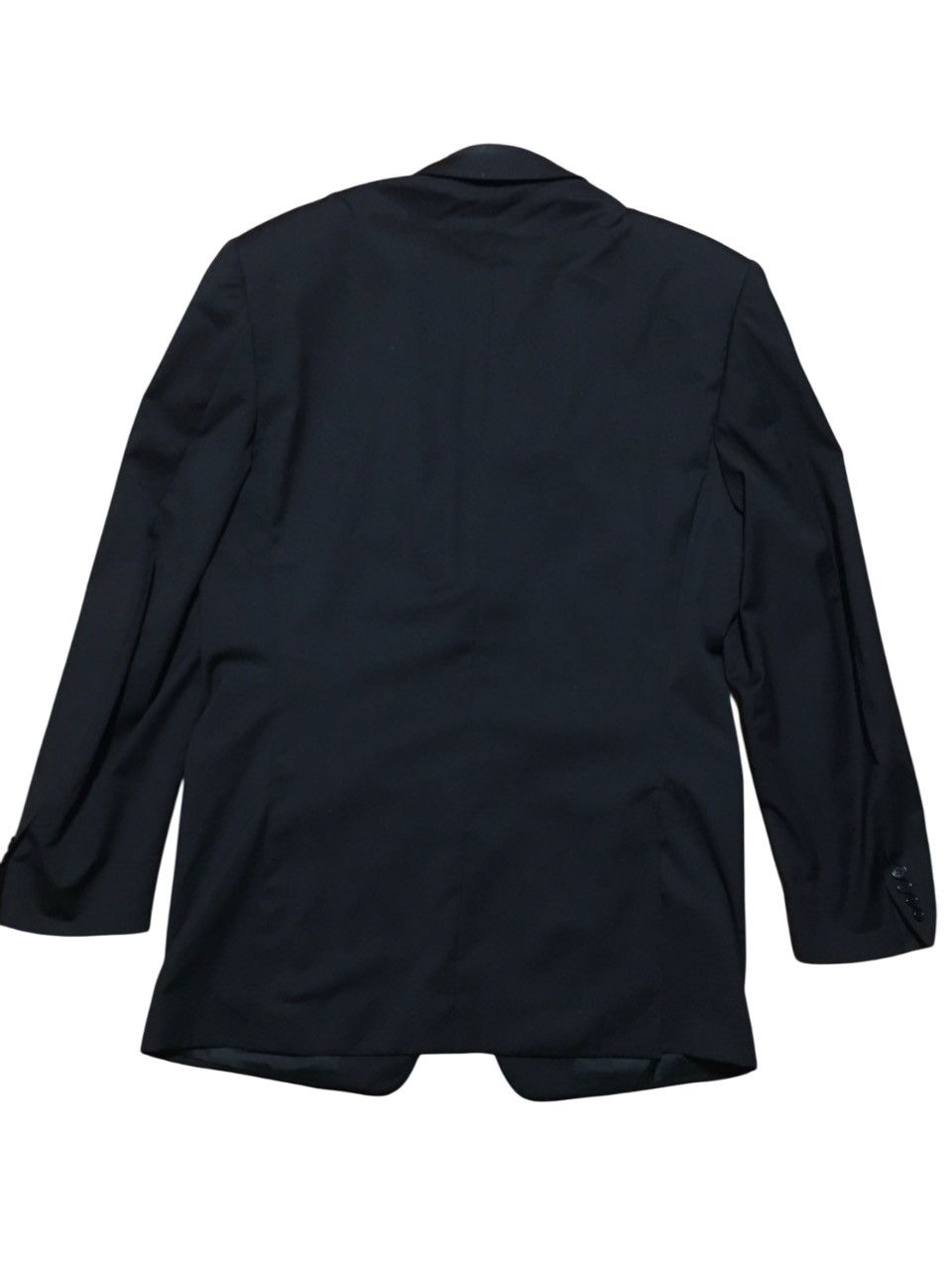 Canali CANALI Pure New Wool Black Blazer Jacket Size EU 50/ L Size 50R - 2 Thumbnail