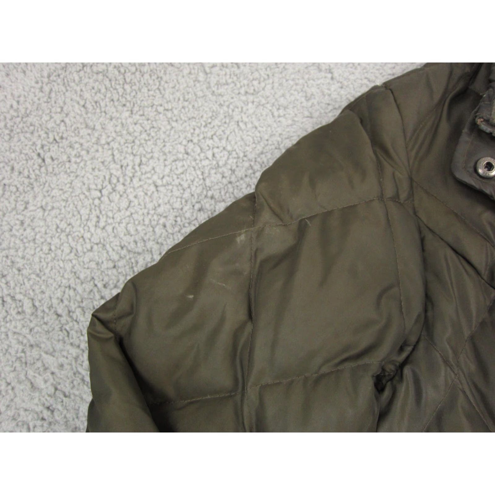 Eddie Bauer VINTAGE Eddie Bauer Jacket Womens Medium Green Down Fill Puffer Zip Stains Size M / US 6-8 / IT 42-44 - 5 Thumbnail
