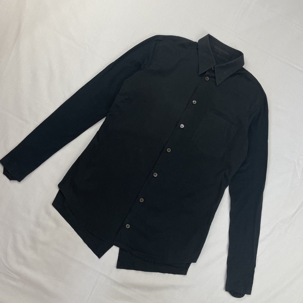 Helmut Lang 2003 Helmut Lang Fishtail Slim Shirt Bondage Strap Vintage Size US S / EU 44-46 / 1 - 2 Thumbnail