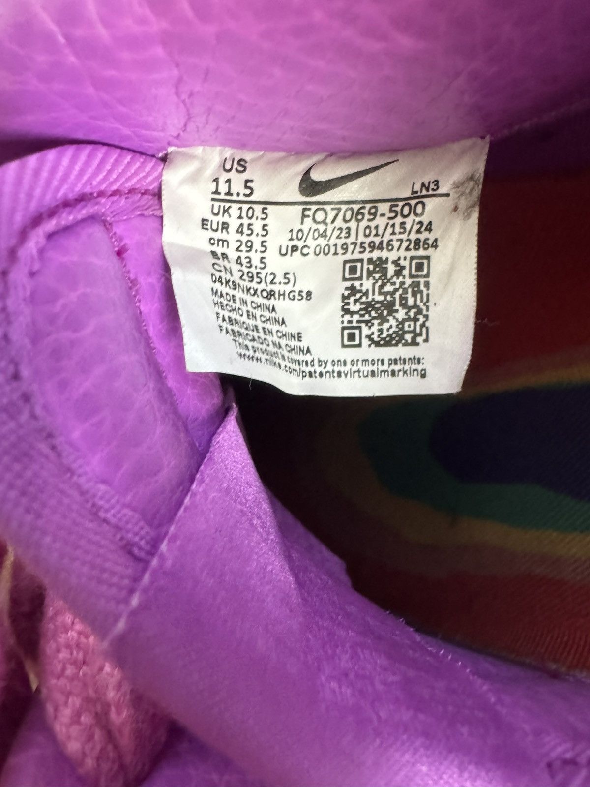 Cactus Plant Flea Market Nike Cactus Plant Flea Market x Air Force 1 Fuchsia Dream Size US 11.5 / EU 44-45 - 7 Thumbnail