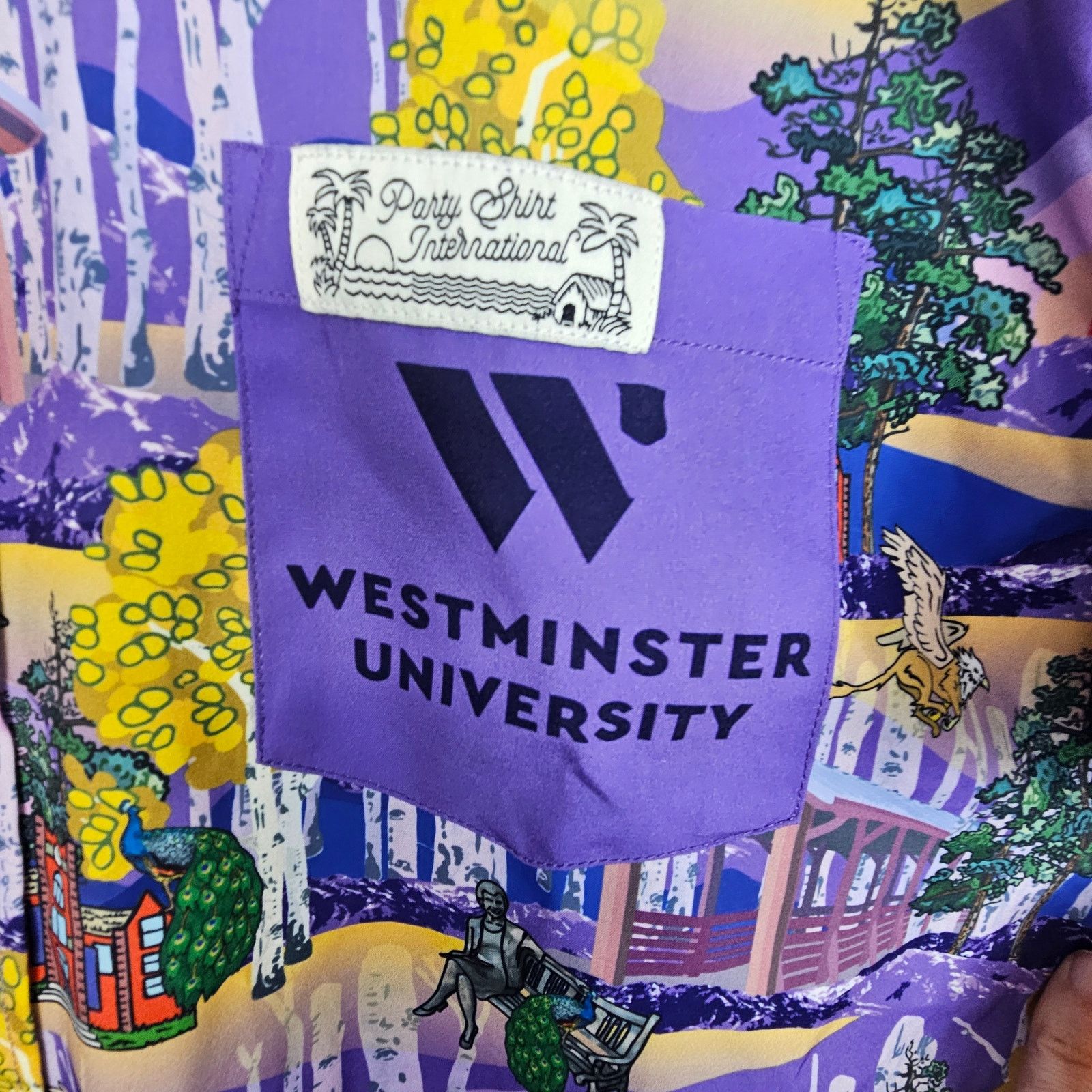 Paige PSI International Mens Shirt Size M Westminster University Size US M / EU 48-50 / 2 - 6 Thumbnail