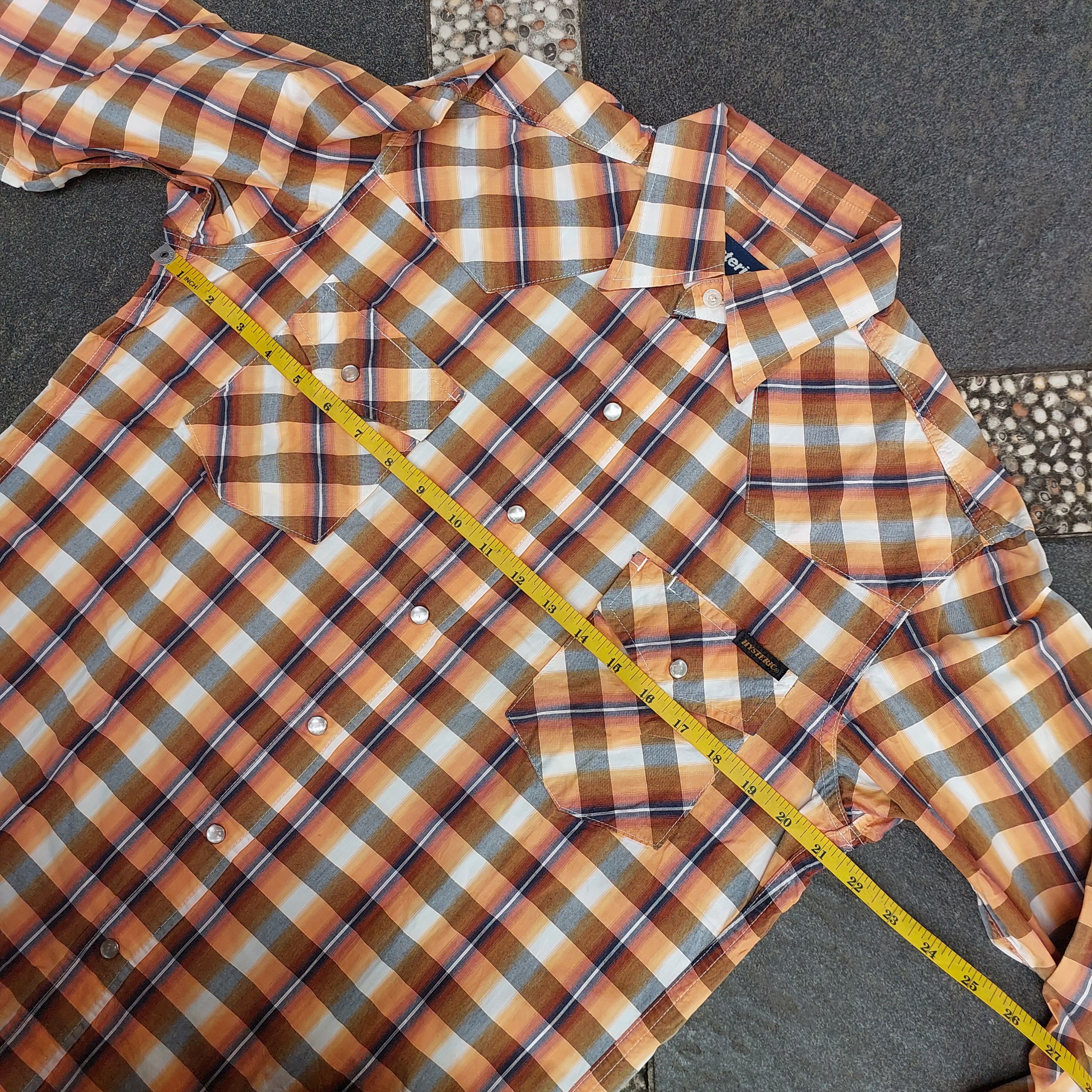 Hysteric Glamour Hysteric Glamour Plaid pearl button L/s shirt Size US M / EU 48-50 / 2 - 11 Thumbnail