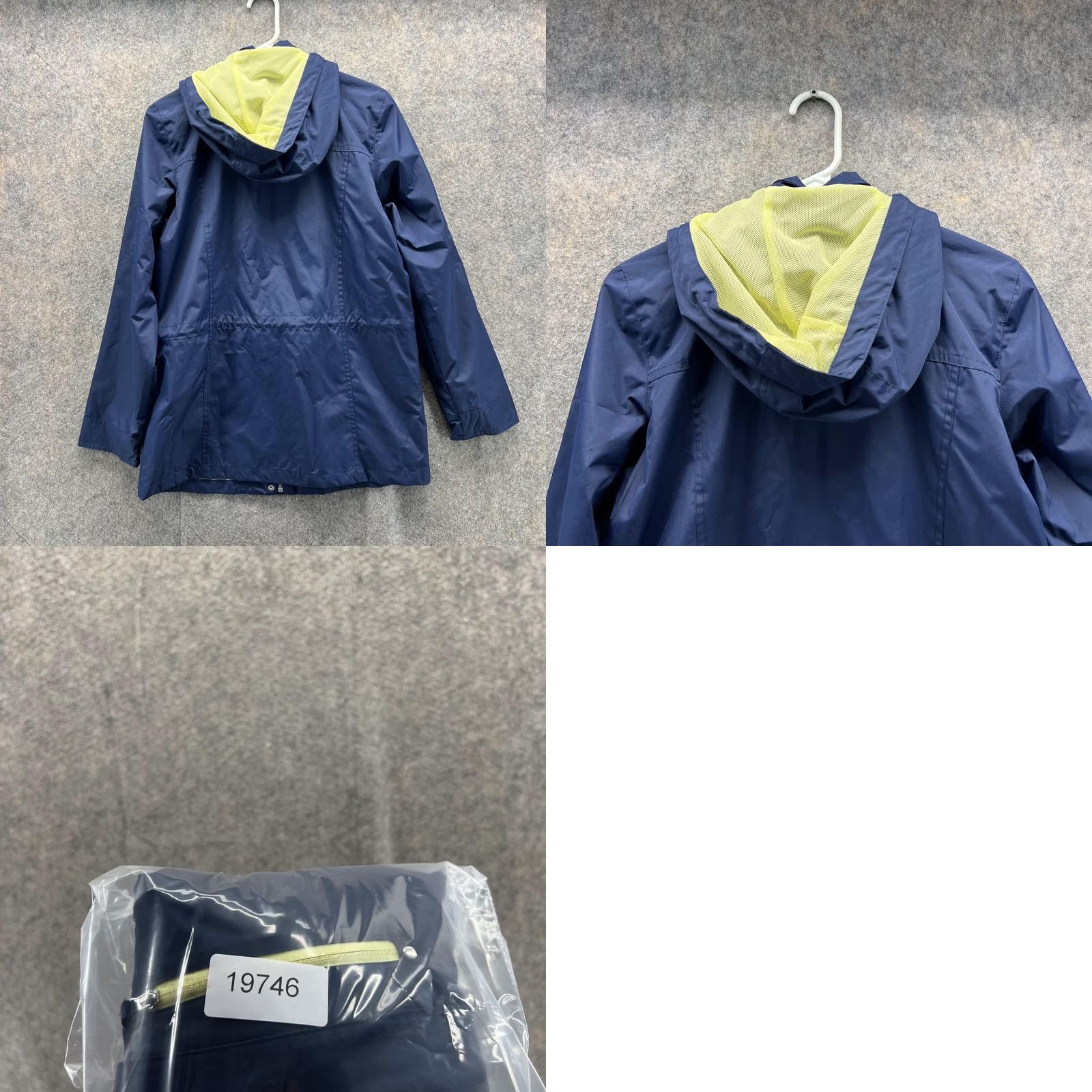 Izod IZOD Windbreaker Jacket Men Small Blue Navy Full Zip Hoodie Polyester Field Regular Size S Size US S / EU 44-46 / 1 - 9 Thumbnail