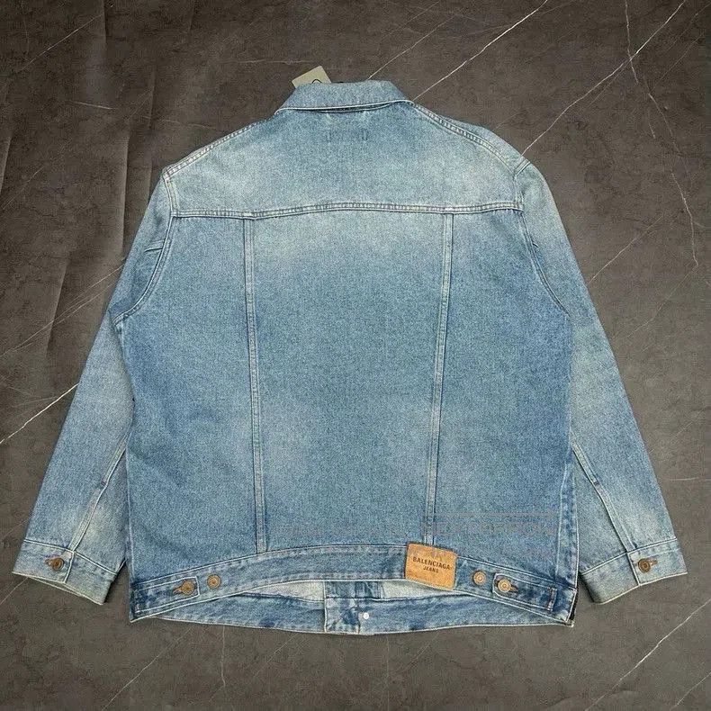 Balenciaga Balenciaga Side Zip Denim Jacket M. Size US M / EU 48-50 / 2 - 2 Thumbnail