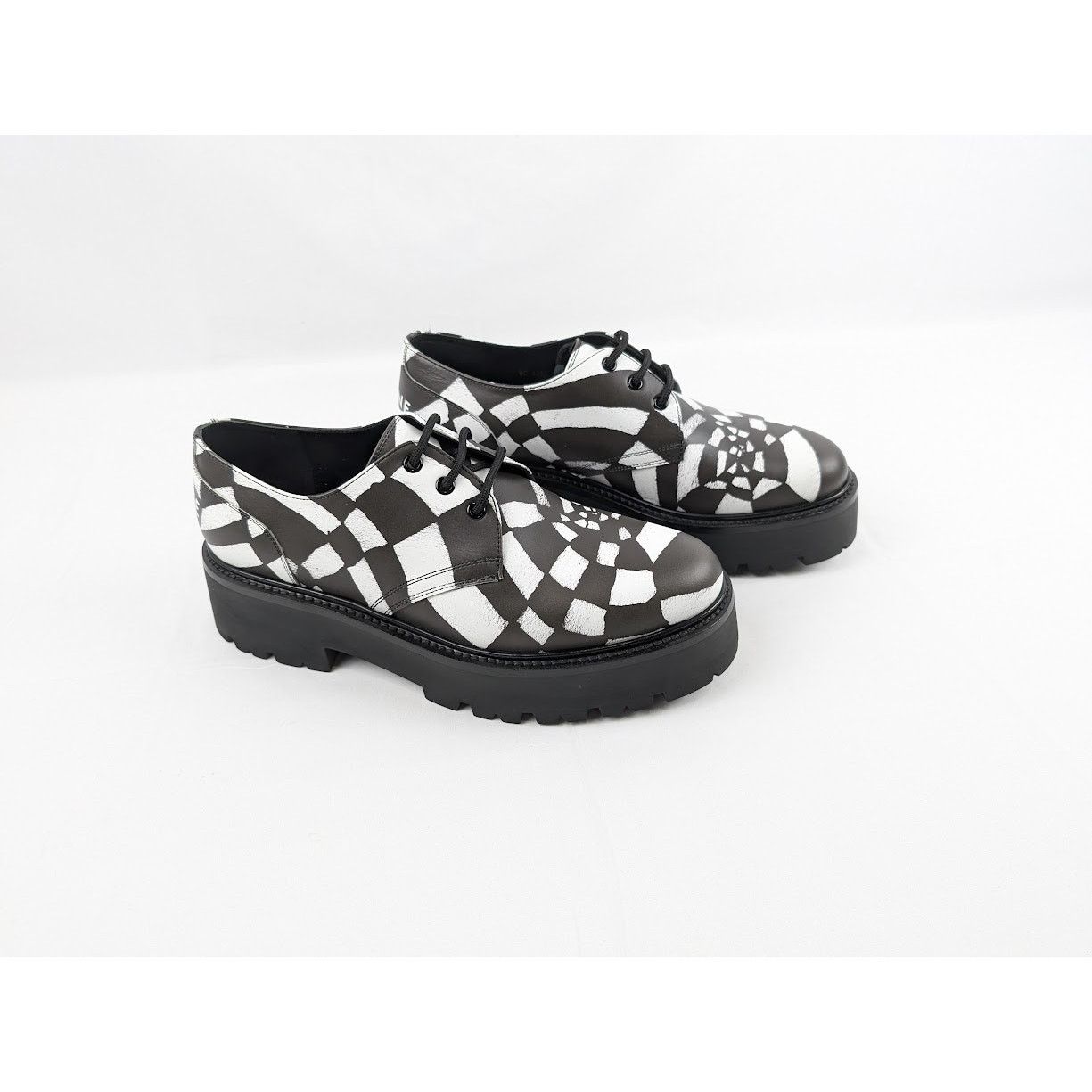 Celine o1rshd Leather Spiders Loafers in Black / White Size US 11 / EU 44 - 15 Thumbnail