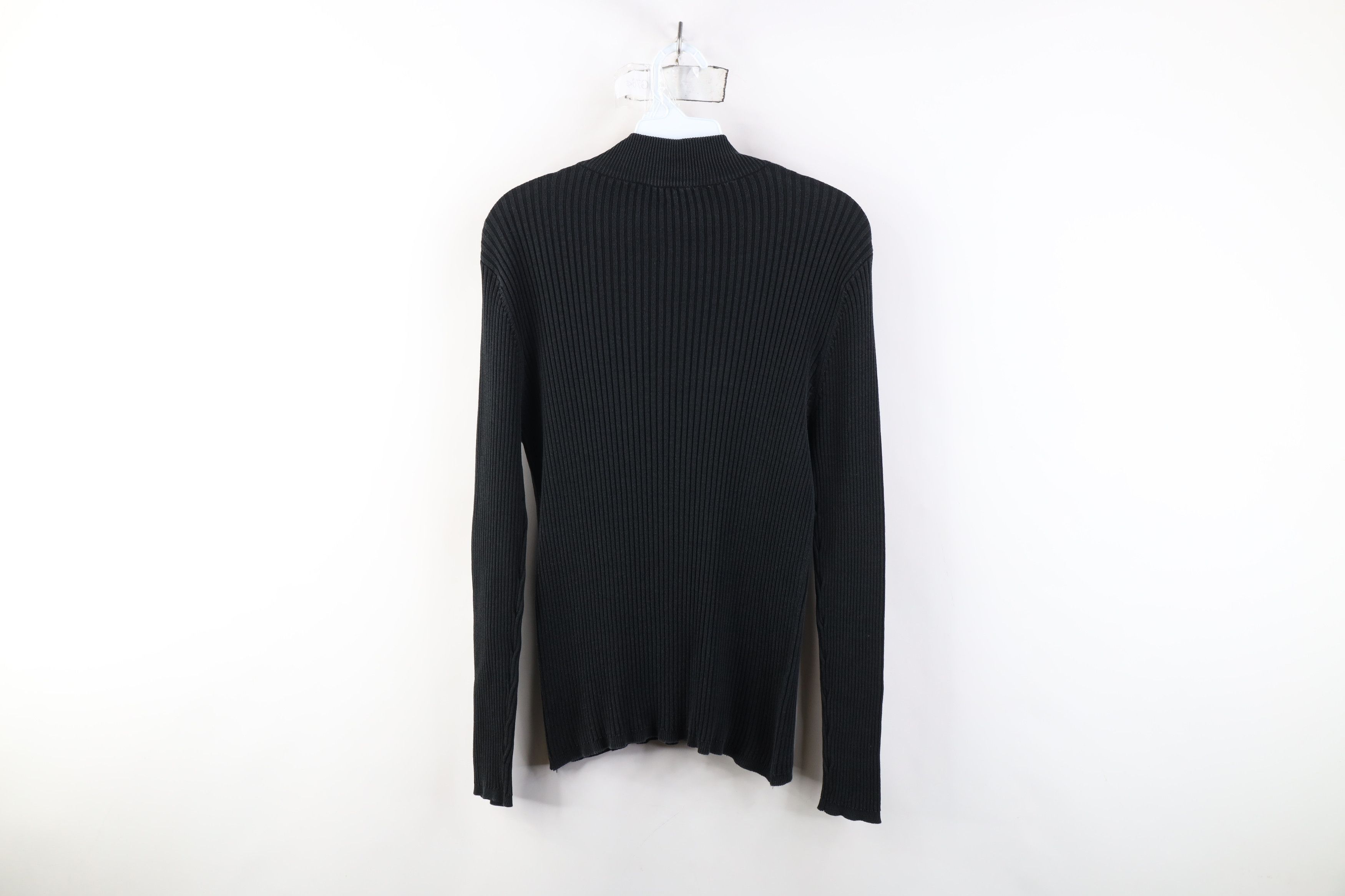 Vintage Vintage 90s Y2K Babydoll Knit Stretch Mock Neck Sweater Size XL / US 12-14 / IT 48-50 - 8 Thumbnail