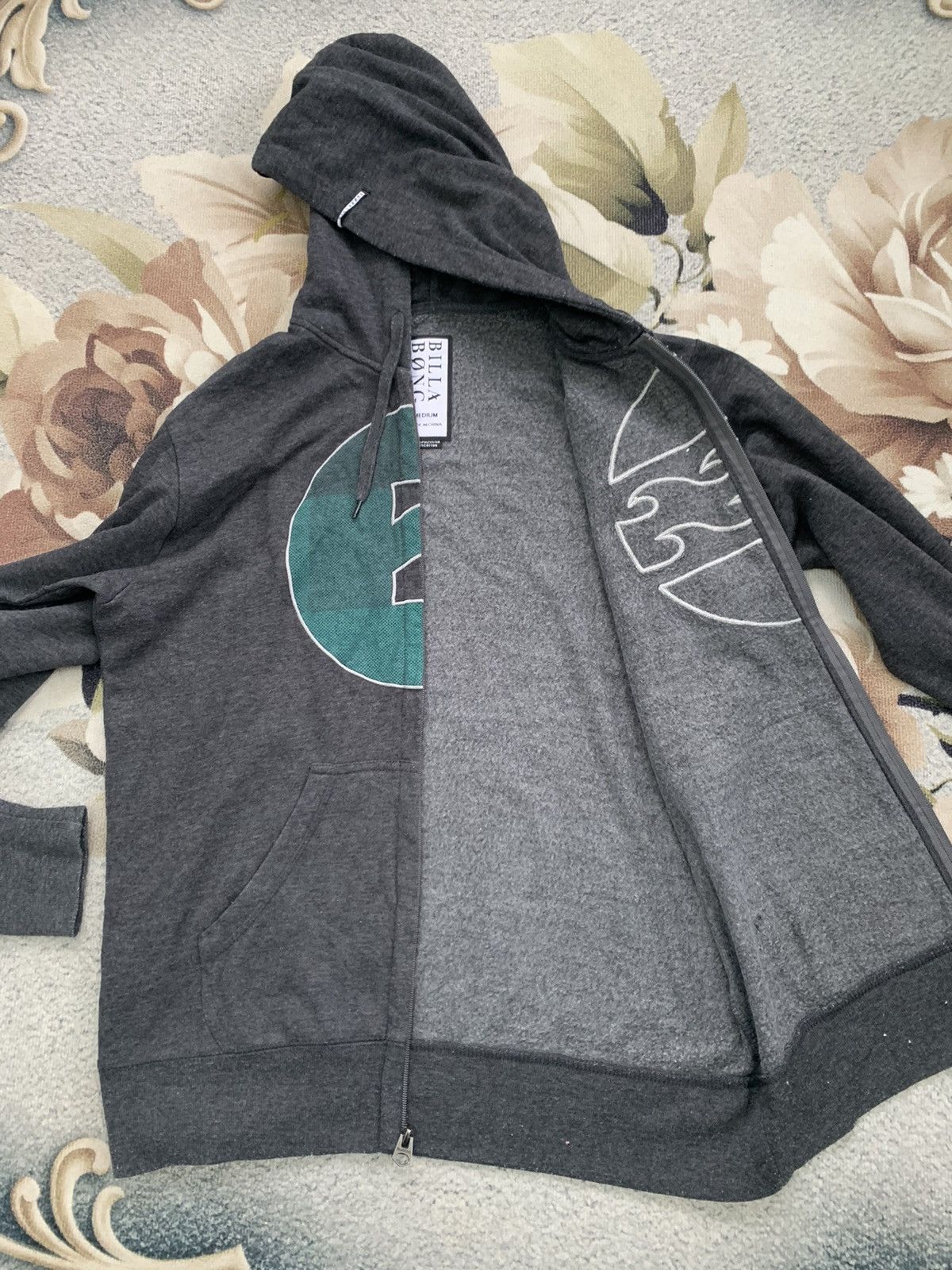 Billabong Billabong Big Logo Zip Up Jacket Hoodie Sweater Size US M / EU 48-50 / 2 - 5 Thumbnail