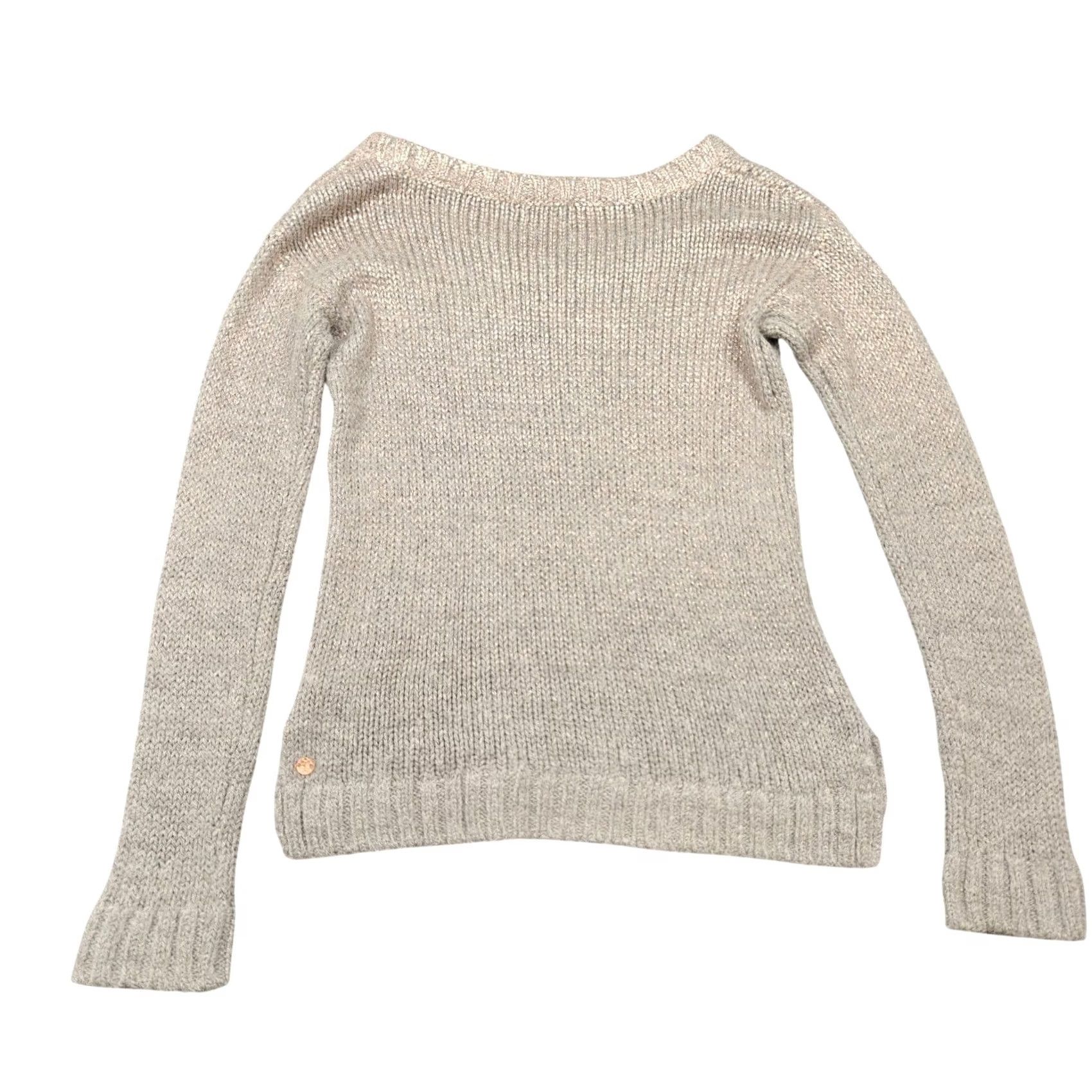 Hugo Boss HUGO BOSS Sweater Womens XS Gray Alpaca Blend Chunky Knit Scoop Neck Pullover Size XS / US 0-2 / IT 36-38 - 7 Thumbnail