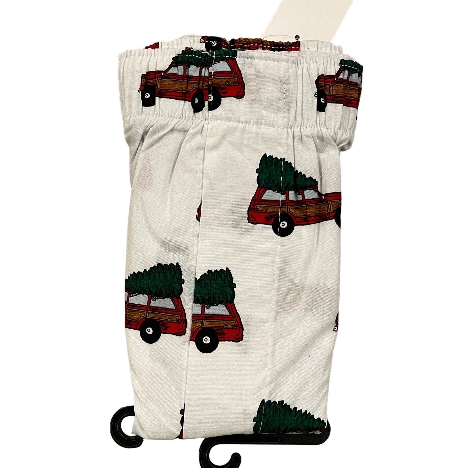 J.Crew NWT J. Crew Men's White Christmas Tree Print Woven Boxers XL Size ONE SIZE - 3 Thumbnail