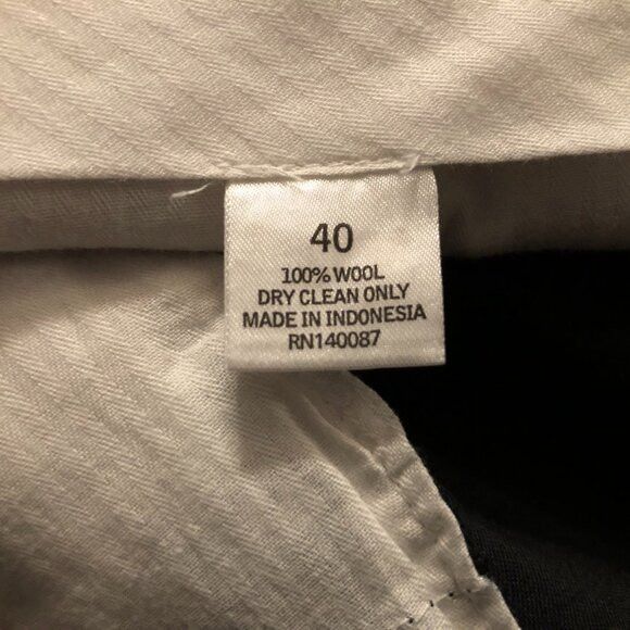 Hart Schaffner Marx Hart Schaffner Marx men's 100%wool dress pants size: 40/24 Size US 40 / EU 56 - 4 Thumbnail