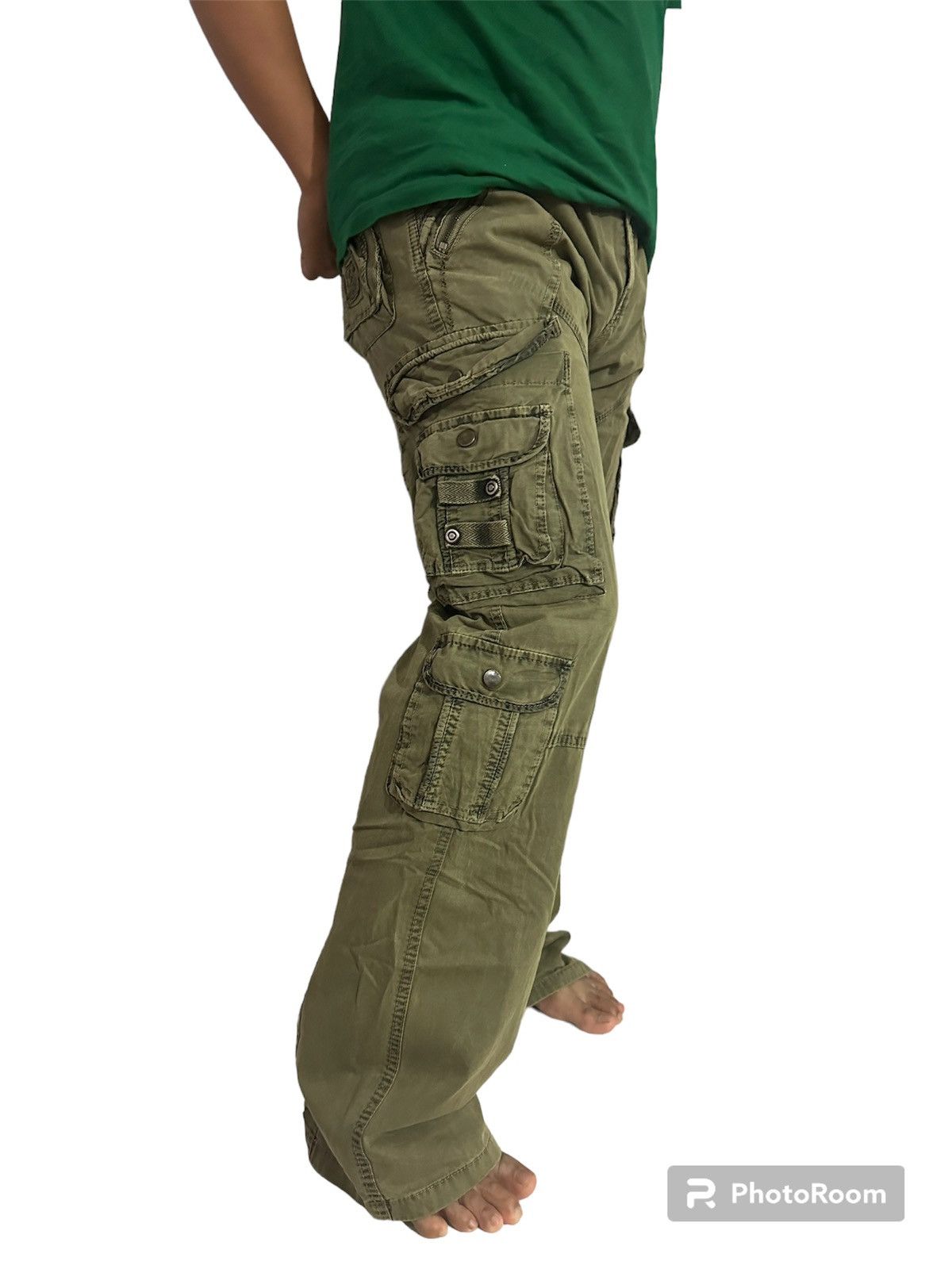 Other CARGO PANTS JACKY & HOWIE MULITPOCKET DESIGNER STREETWEAR Size US 34 / EU 50 - 22 Thumbnail