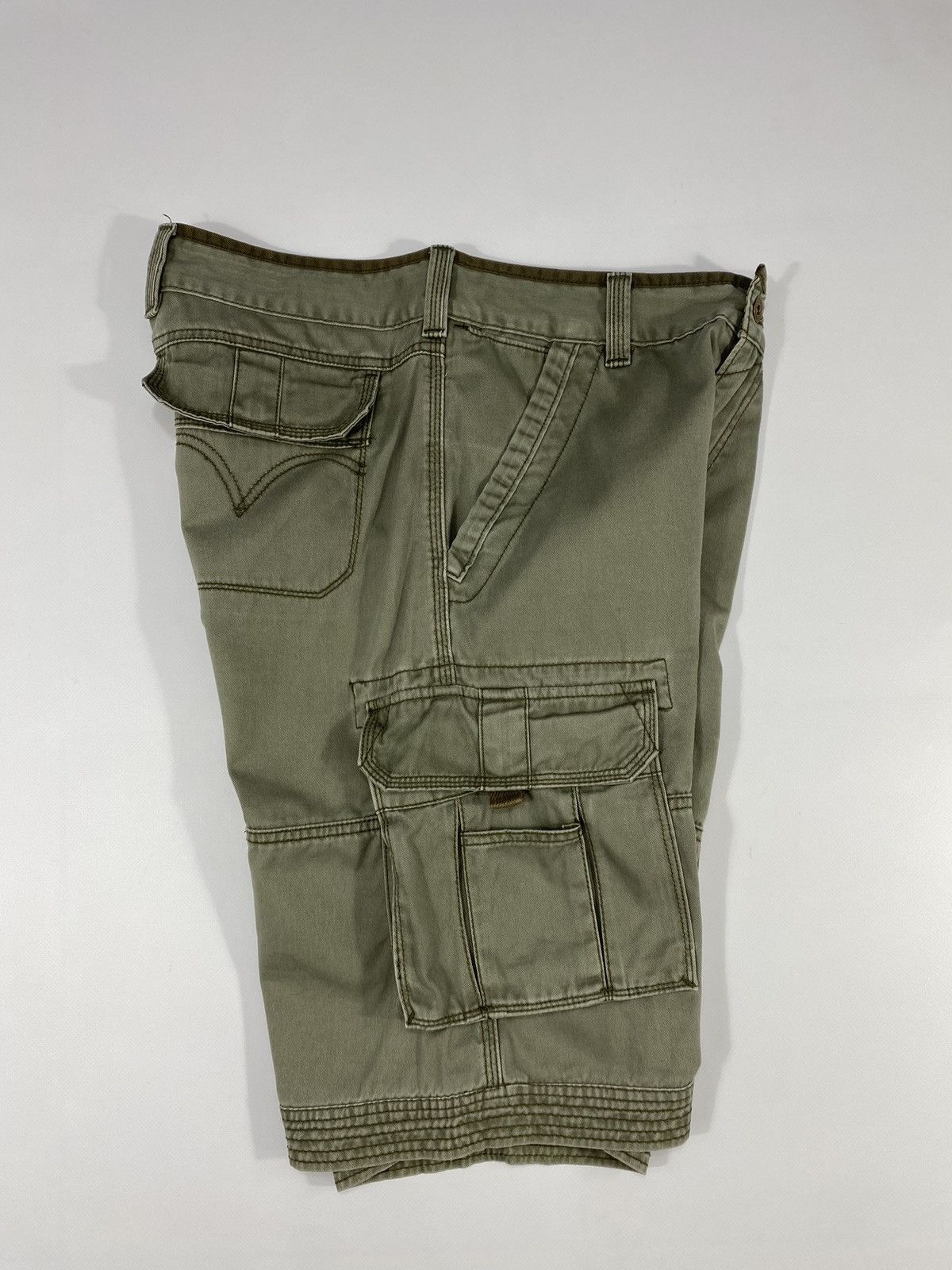 Levi's 🔥LASTDROP🔥VTG Levis Cargo Military Multipockets Khaki Shorts Size US 31 - 16 Thumbnail