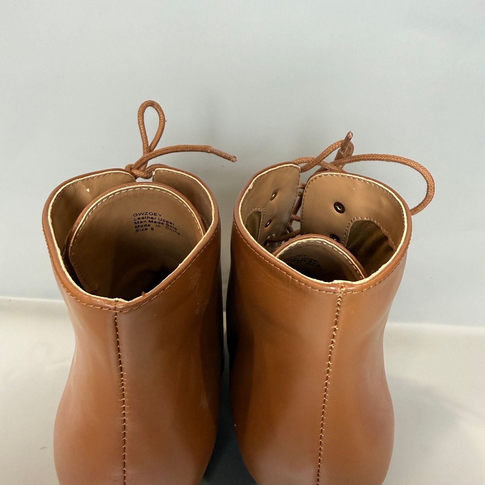 Guess GUESS Zoey Lace-Up Wedge Booties Size US 8 / IT 38 - 2 Thumbnail