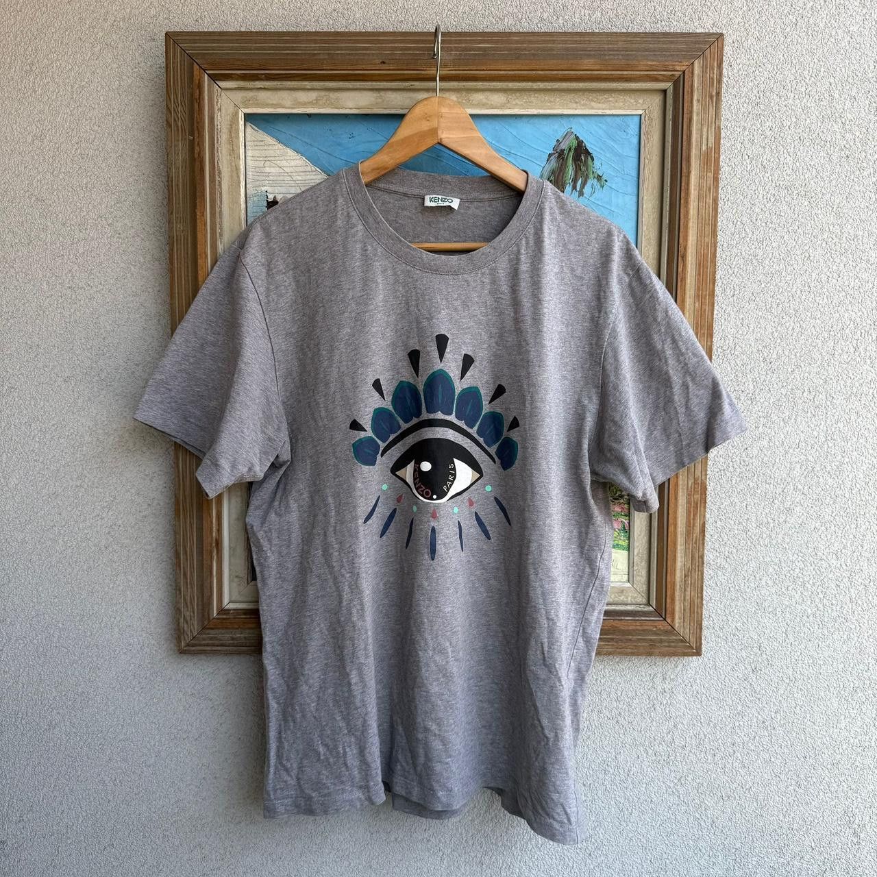 Kenzo Kenzo T Shirt Eyes Big Print Graphic Tee Designer Italy Size US L / EU 52-54 / 3 - 1 Thumbnail